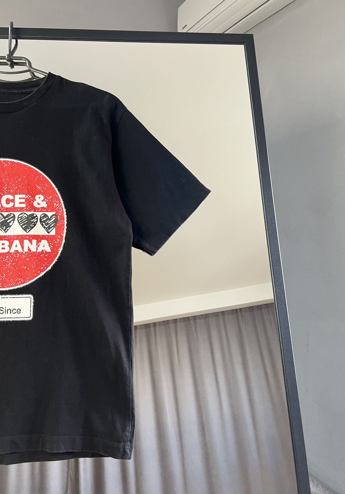 Dolce & Gabbana Vintage Dolce&Gabbana tee grey distressed centr logo faded Size US S / EU 44-46 / 1 - 6 Thumbnail