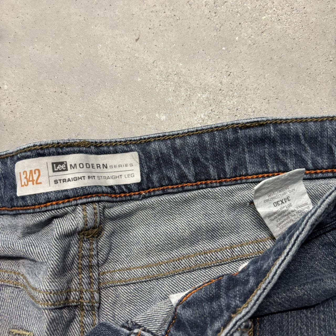 Japanese Brand × Vintage Crazy Vintage Y2K/2000s Grunge Dark Wash Denim Jeans! Size US 34 / EU 50 - 8 Thumbnail