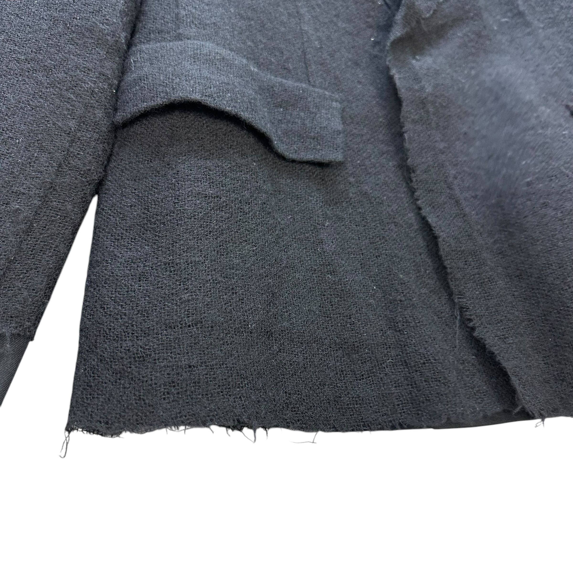 Yohji Yamamoto AW04 YOHJI YAMAMOTO Raw-Edge Deconstructed Jacket #A80-1942 Size S / US 4 / IT 40 - 5 Thumbnail