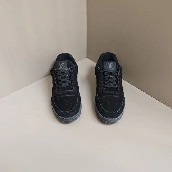 Other Louis Vuitton Trainer Sneakers in Black Suede -2508 Size US 8.5 / EU 41-42 - 2 Thumbnail