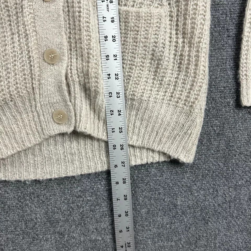 Other Kimchi Blue Cardigan Womens Small Beige Knit Sweater Acrylic Size S / US 4 / IT 40 - 4 Thumbnail