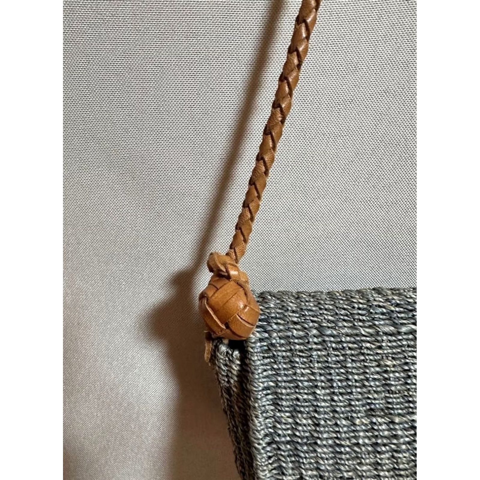 Polo Ralph Lauren Ralph Lauren Women Polo Raffia Mini Shoulder Bag Blue Limited Edition VHTF Desig Bag Size ONE SIZE - 5 Thumbnail