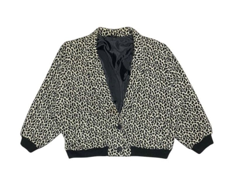 If Six Was Nine Vintage Leapord Wool Cardigan Jacket Size US L / EU 52-54 / 3 - 1 Thumbnail