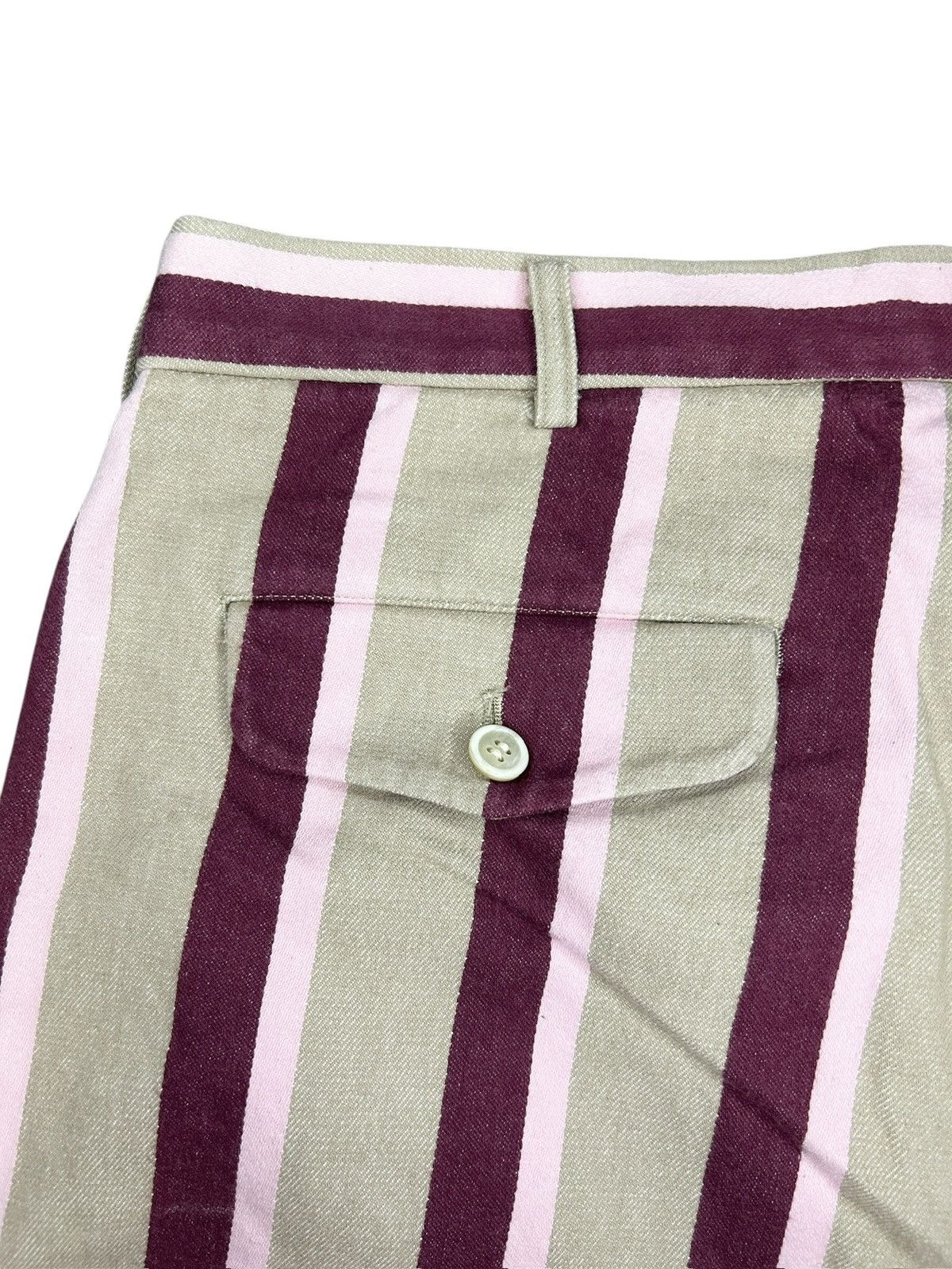 Comme des Garcons Homme S/S 03 Stripe Trousers Size US 32 / EU 48 - 9 Thumbnail