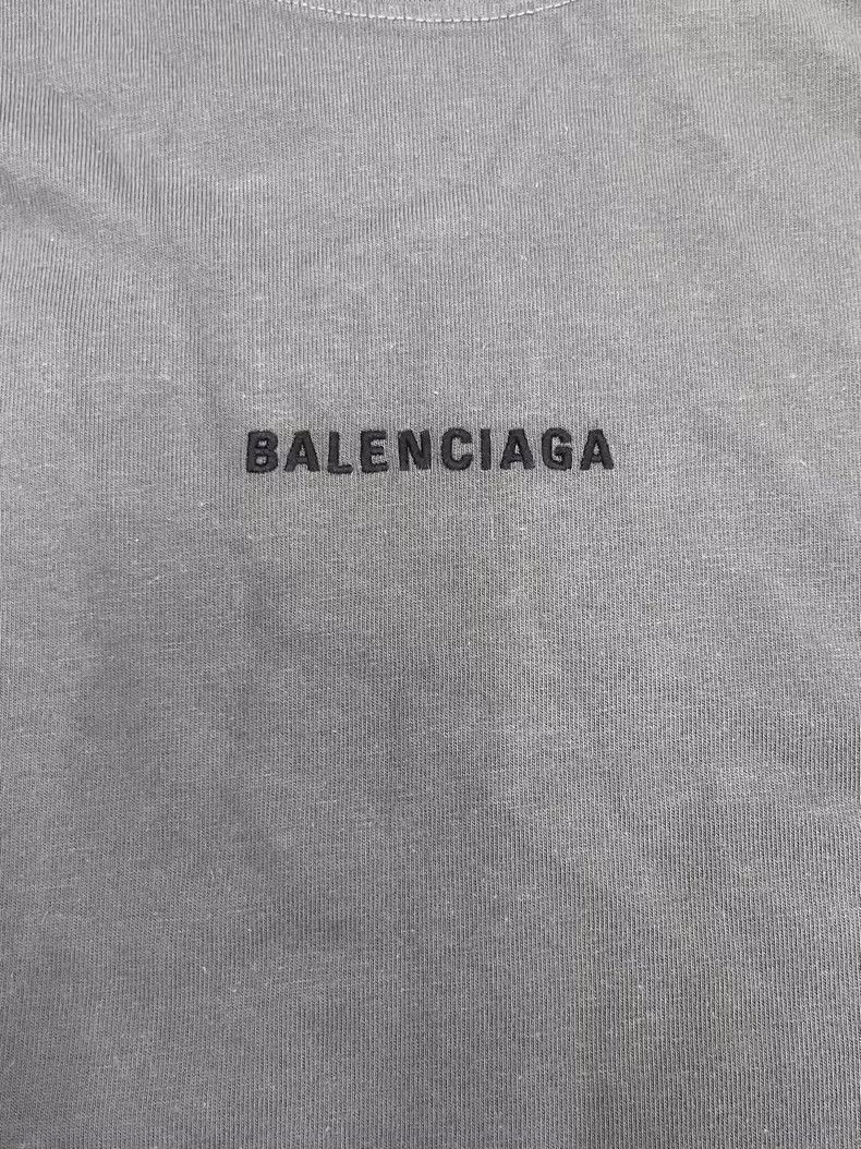 Balenciaga Balenciaga Letter Logo Embroidered Crew Neck T-Shirt Size US XS / EU 42 / 0 - 4 Thumbnail