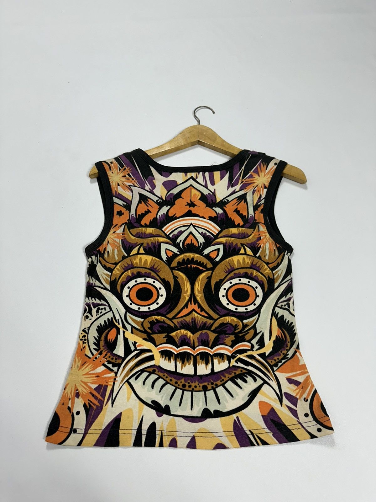 Other Yellow 96 Nice Design Faces And Barong Art Tops Size M / US 6-8 / IT 42-44 - 10 Thumbnail