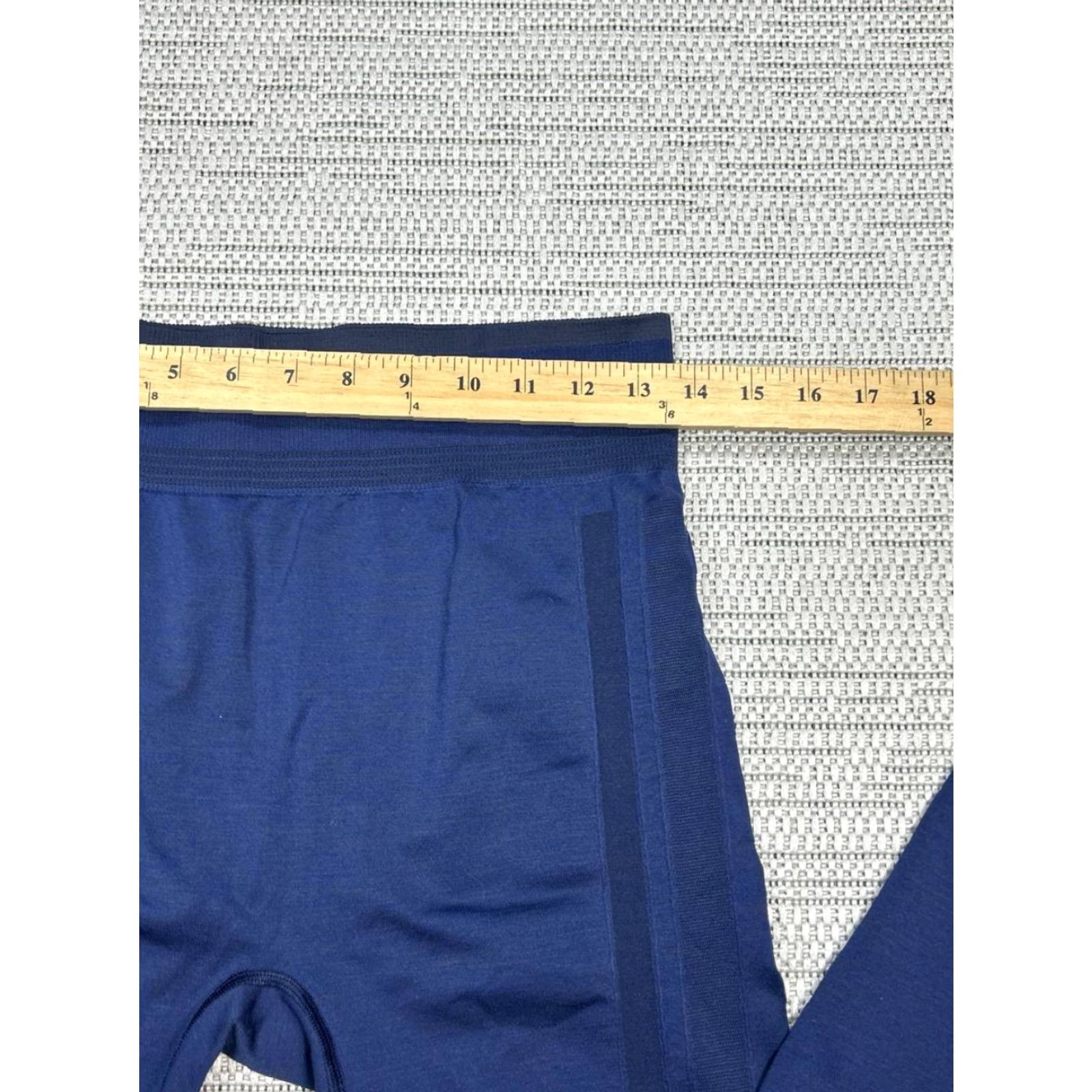 Vintage Stio Leggings Womens Large Blue Logo Stretch Mid Rise Athleisure Workout Yoga Size 36" / US 14 / IT 50 - 6 Thumbnail
