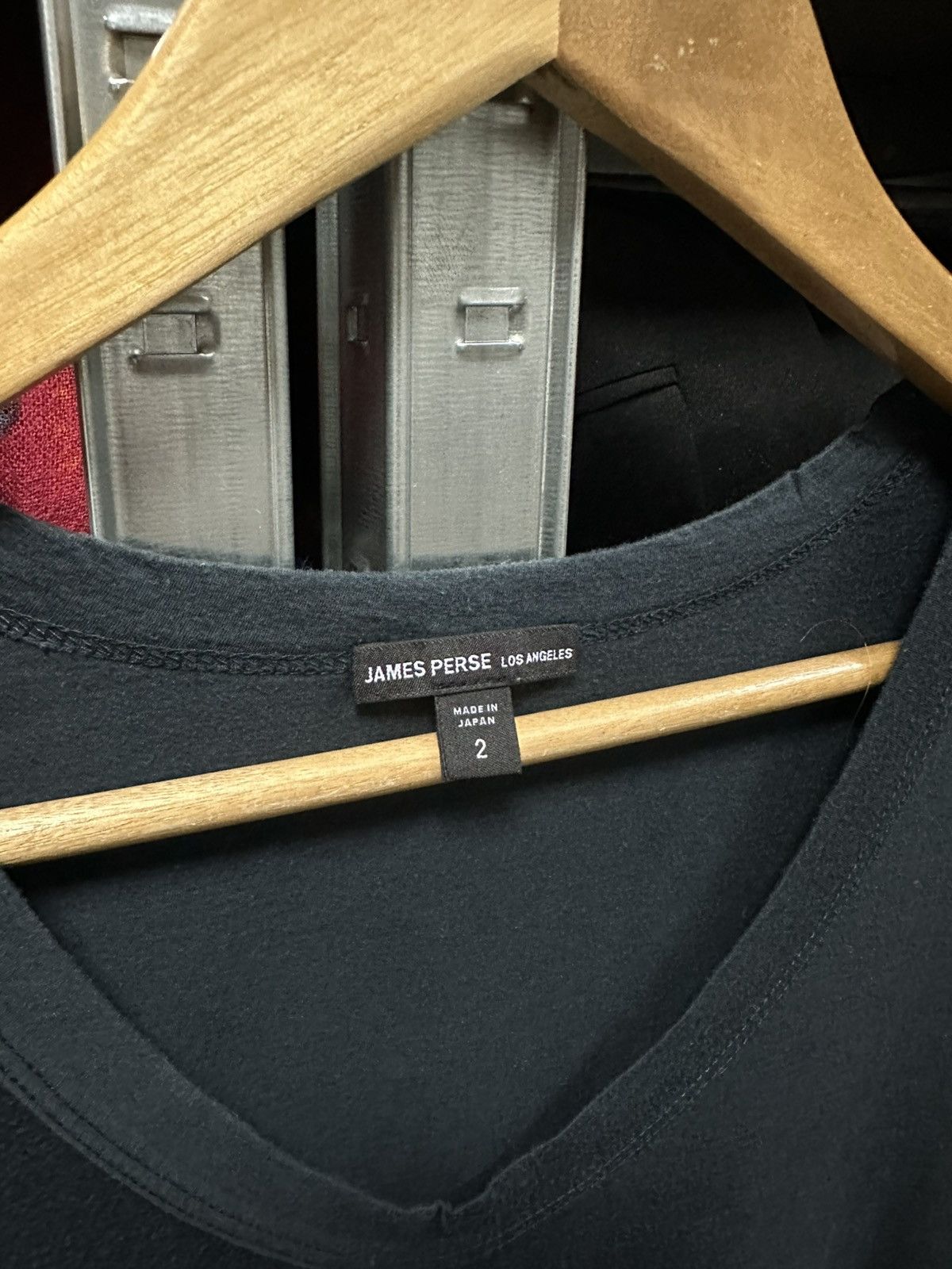 James Perse James Perse Standard Japanese Women’s Black T-Shirt Top 2 Size M / US 6-8 / IT 42-44 - 5 Thumbnail