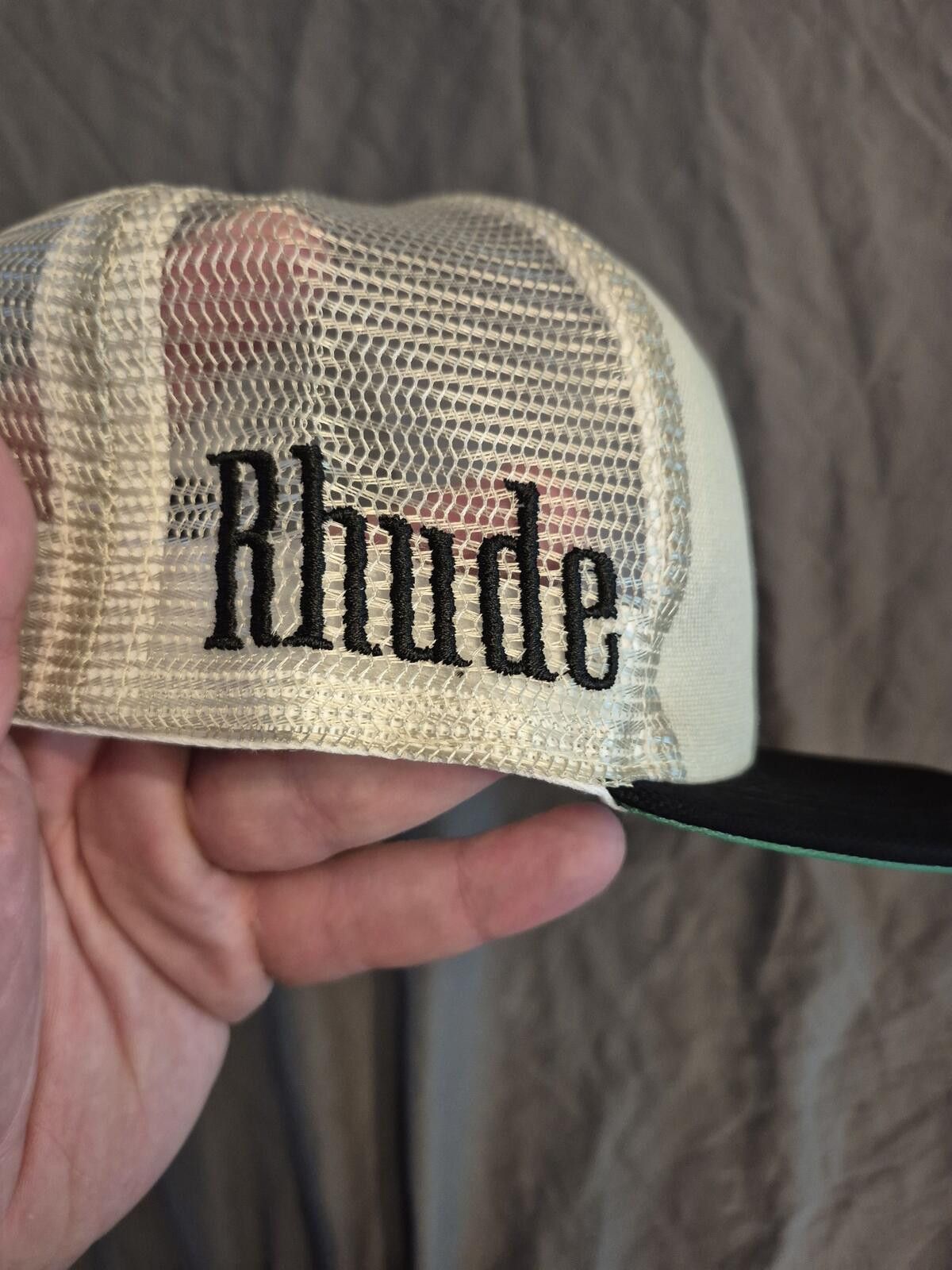 Rhude Rhude Triple R Trucker Hat Brand New Size ONE SIZE - 7 Thumbnail
