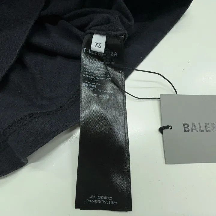 Balenciaga Balenciaga Balenciaga Logo Print Black Short Sleeve TShirt Size US XS / EU 42 / 0 - 3 Thumbnail
