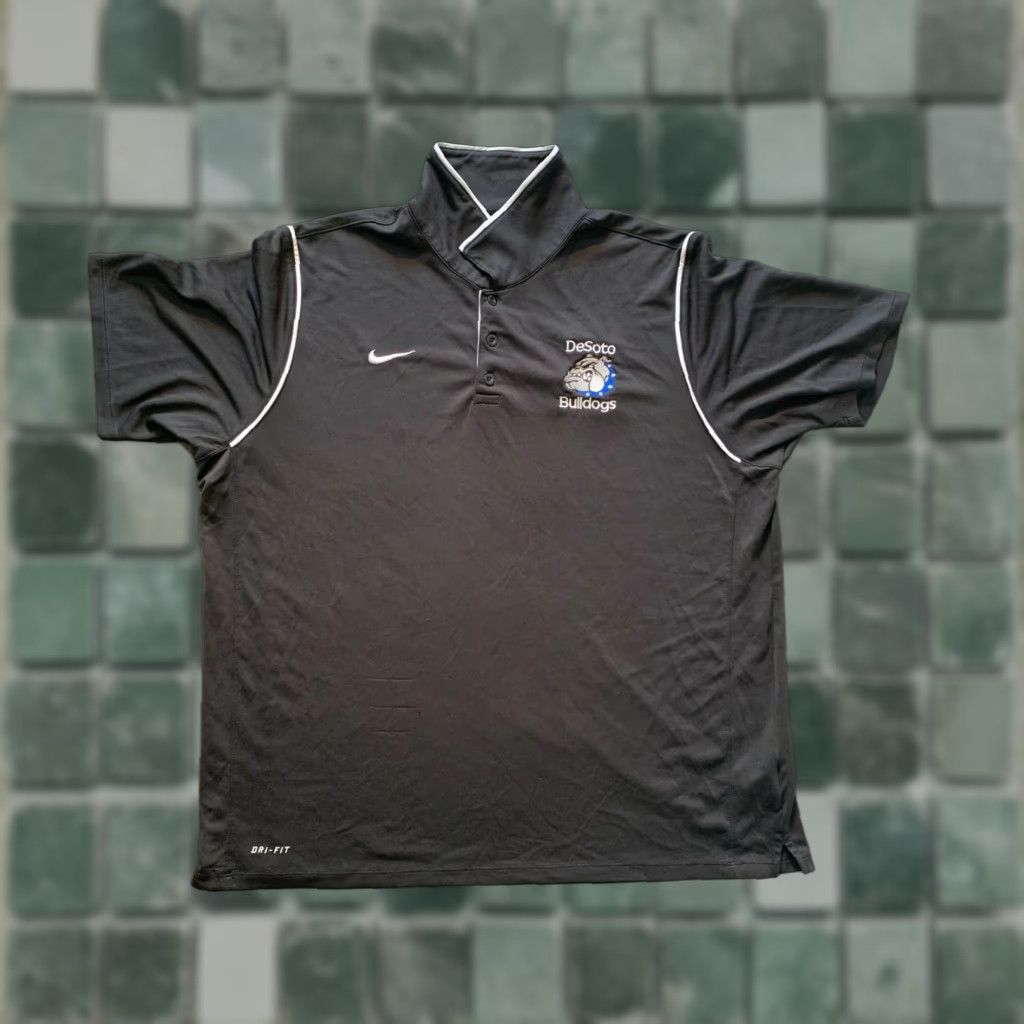 Nike Nike Dri-Fit Shirt Desoto Bulldogs Men XL Black Short Sleeve Size US XL / EU 56 / 4 - 1 Thumbnail