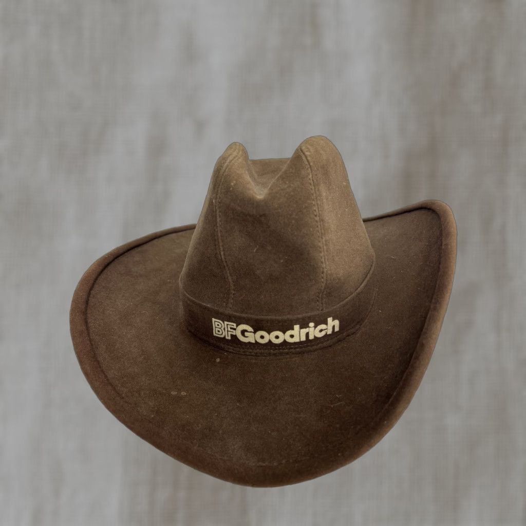 Hoodrich VINTAGE BF GOODRICH Brown Suede Cowboy Hat XL Men Union Made Cowboy Hat XL Brown Western Suede Men Size ONE SIZE - 1 Thumbnail