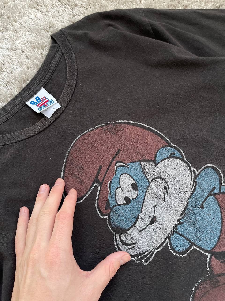 Vintage Vintage papa Smurf 2007 tee Size US XL / EU 56 / 4 - 5 Thumbnail