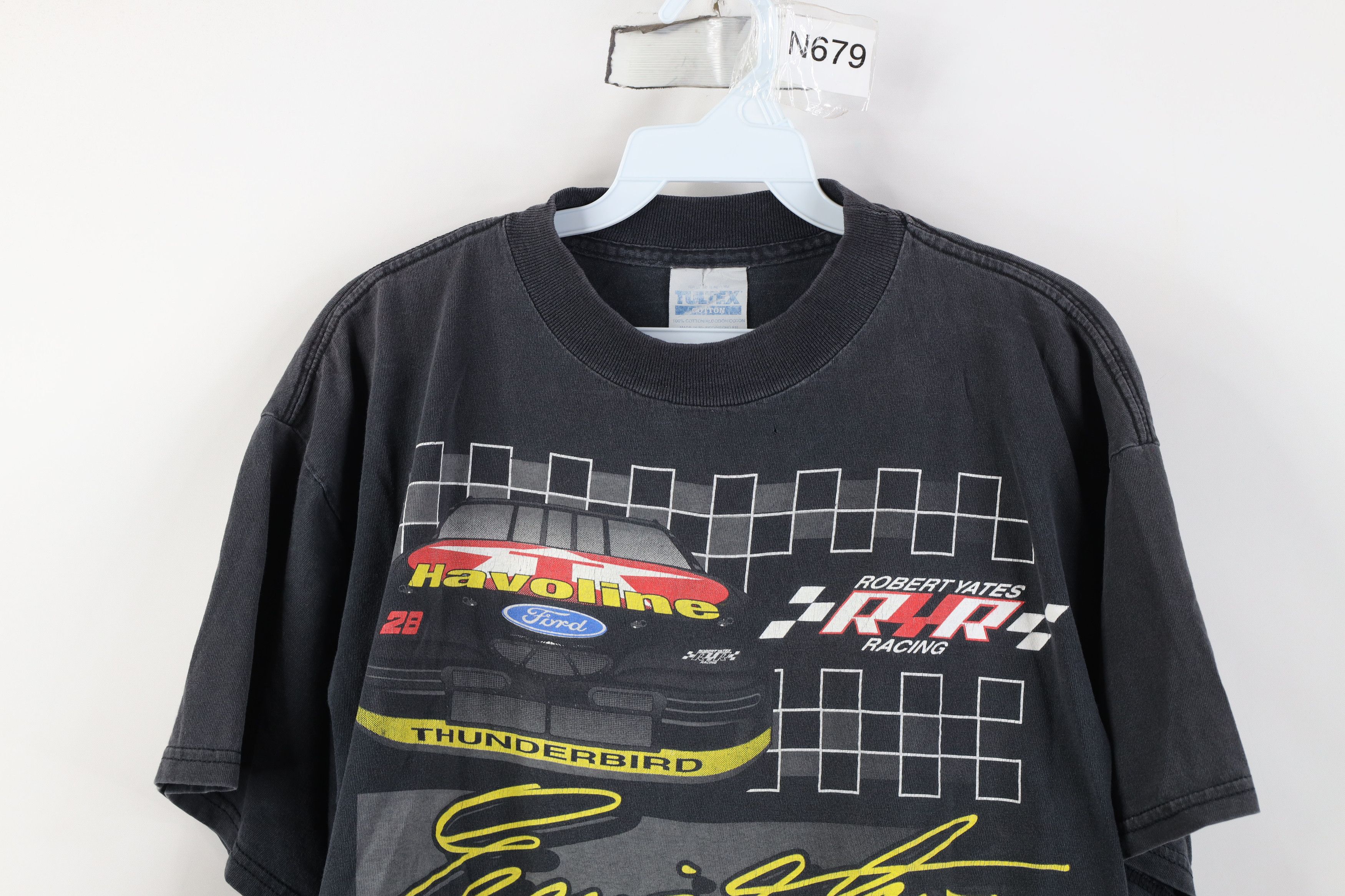 Vintage Vintage 90s NASCAR Havoline Racing All Over Print T-Shirt Size US L / EU 52-54 / 3 - 2 Thumbnail