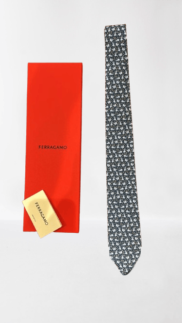 Salvatore Ferragamo o1s1rm1024 Size: OS / Silk Tie in Multicolor Size ONE SIZE - 1 Preview