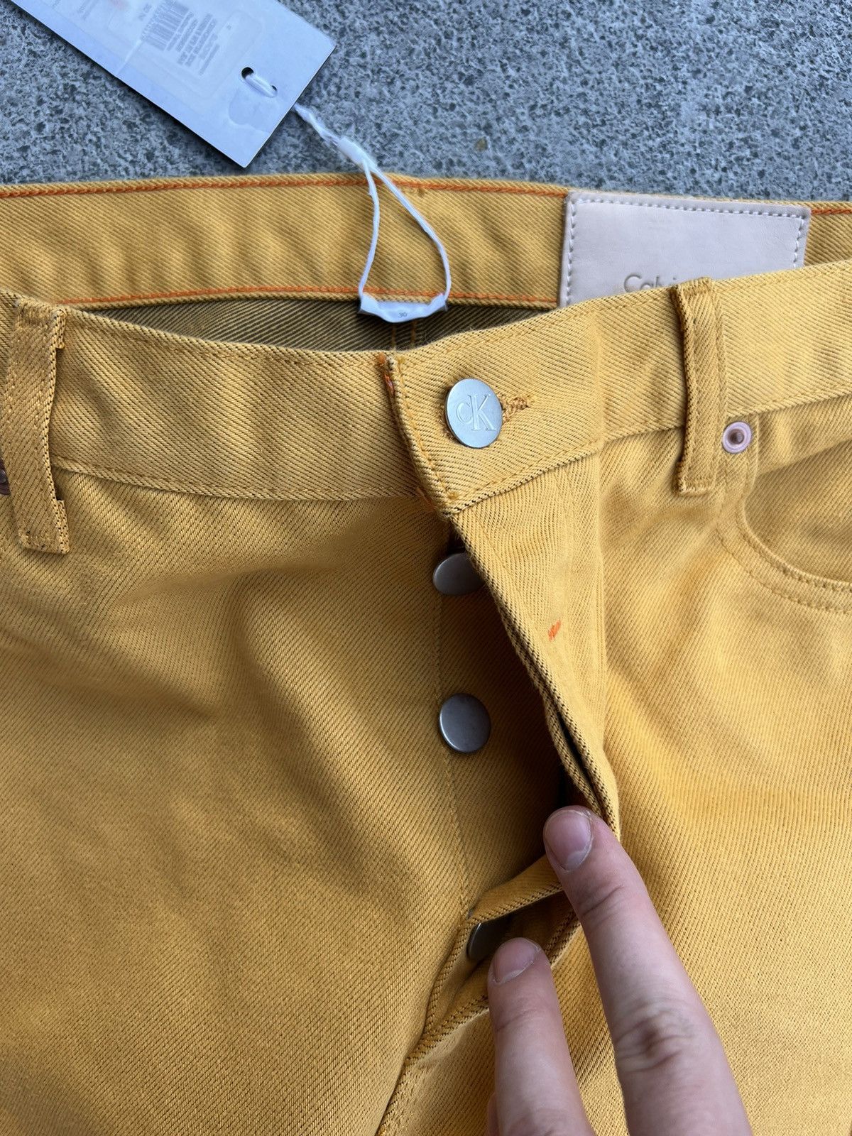 Calvin Klein × Heron Preston Heron Preston Calvin Klein Orange 2.0 Jeans Size US 30 / EU 46 - 7 Thumbnail