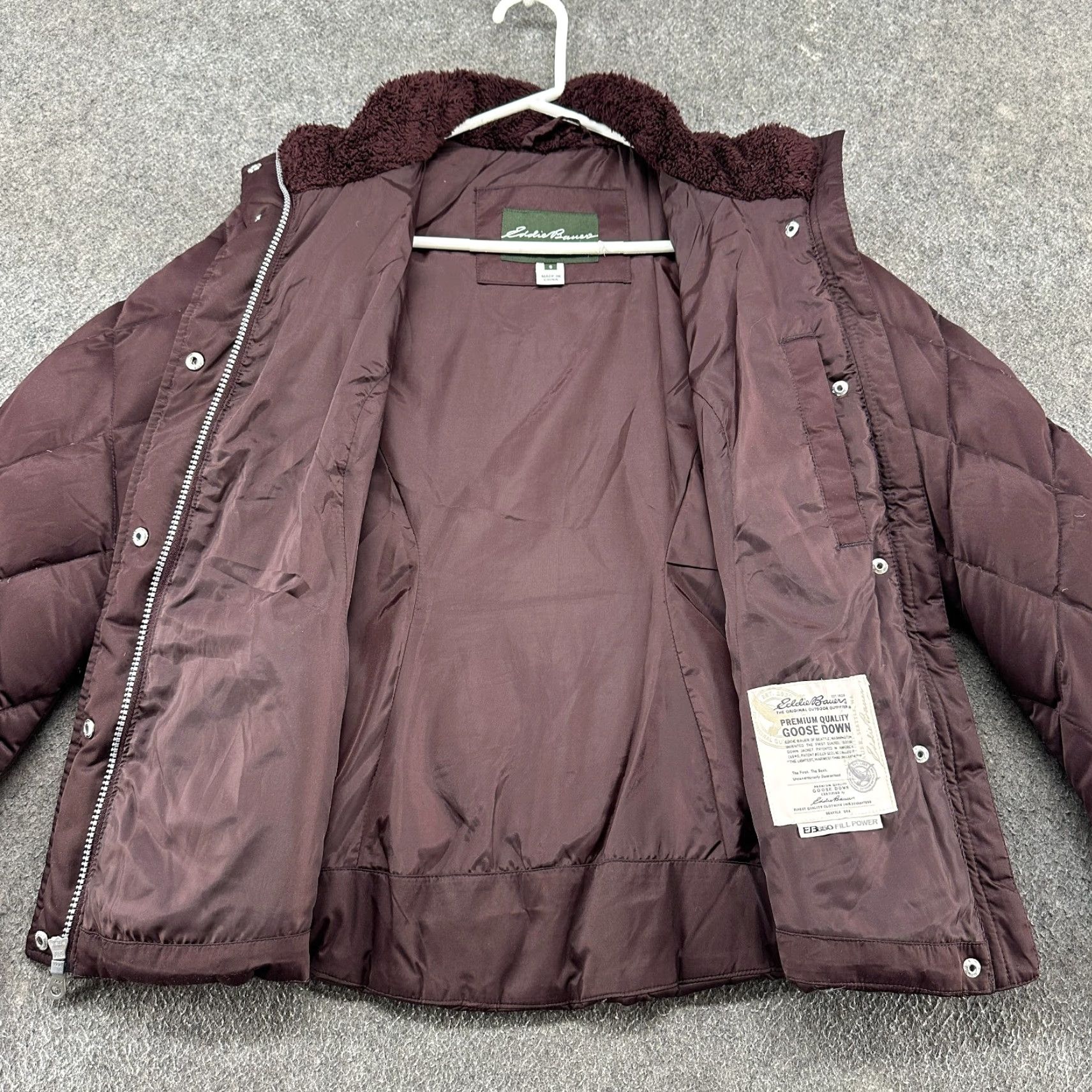 Eddie Bauer Eddie Bauer Jacket Women S Purple Puffer Down 650 Fill Power Long Sleeve Zip Packable Coat Casual Travel Workwear Size S / US 4 / IT 40 - 2 Thumbnail