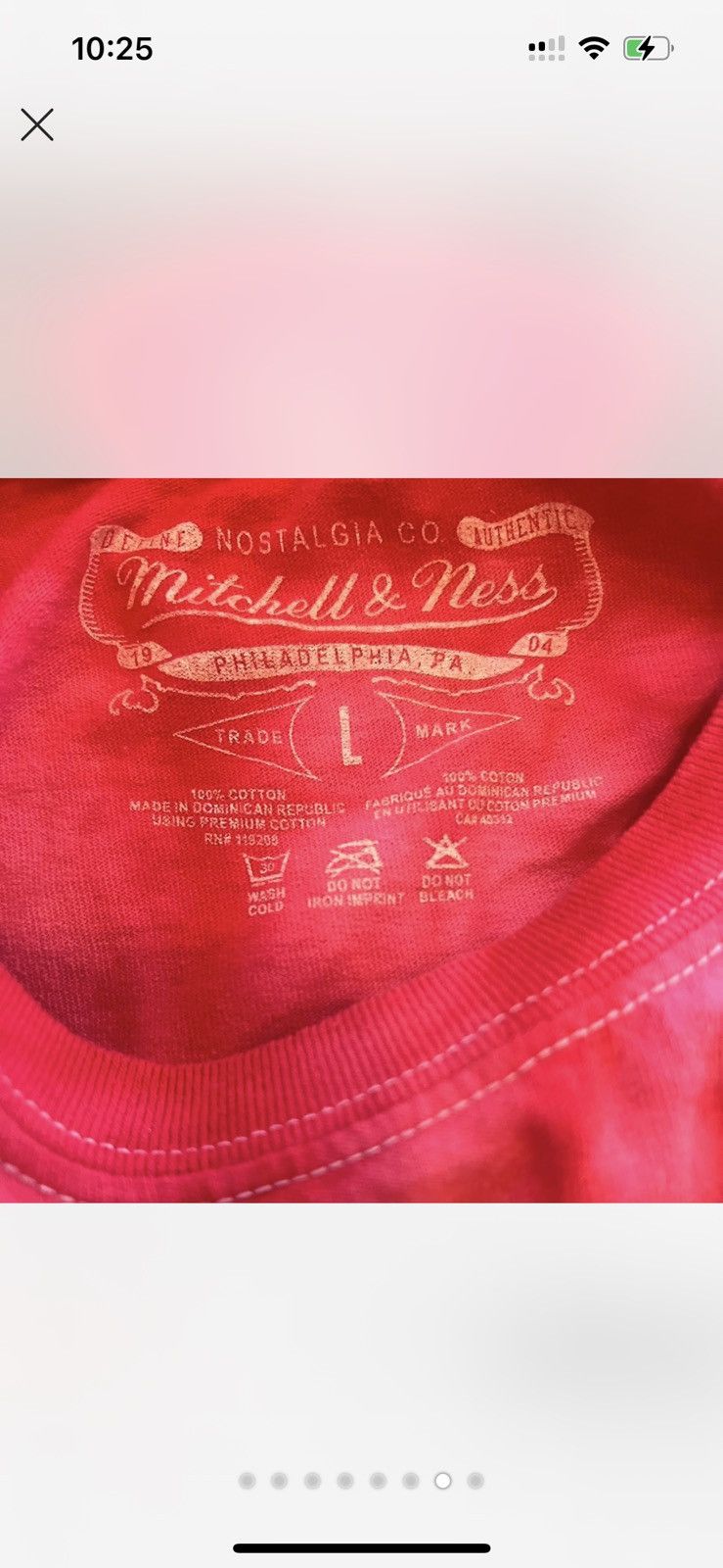 Mitchell & Ness Chicago Bulls NBA World Champions Men’s Size Large T-Shirt Size US L / EU 52-54 / 3 - 7 Thumbnail
