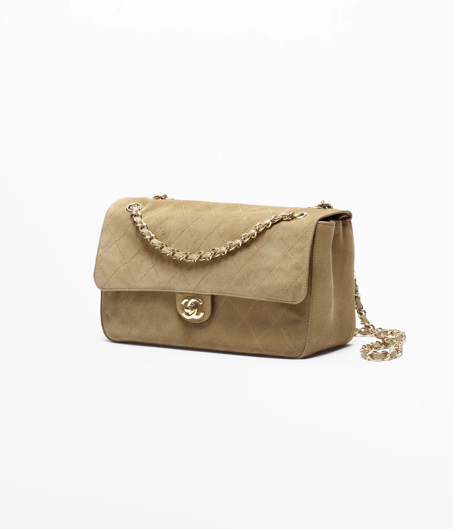 Chanel 26S Maxi Souplissimo Medium Jumbo Suede CC Logo Flap Bag Size ONE SIZE - 4 Thumbnail