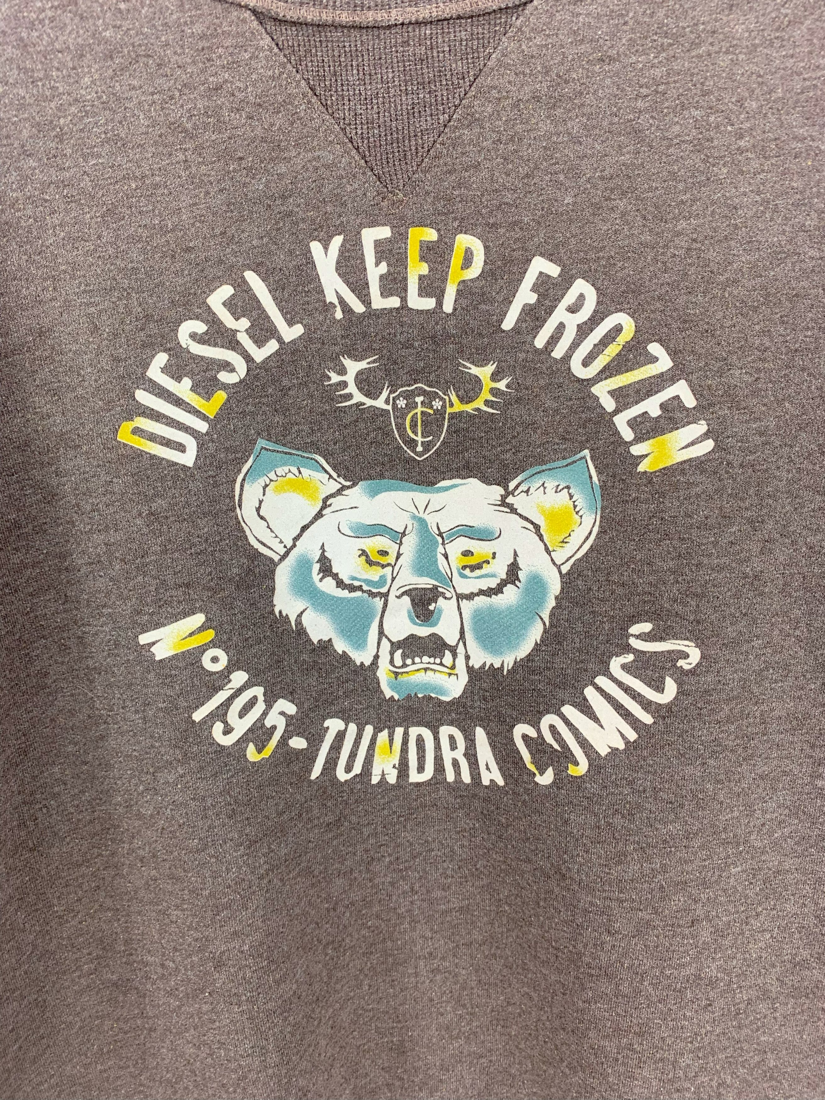 Diesel Vintage Diesel Keep Frozen Tundra Comics Sweatshirt Size L Size L / US 10 / IT 46 - 8 Thumbnail