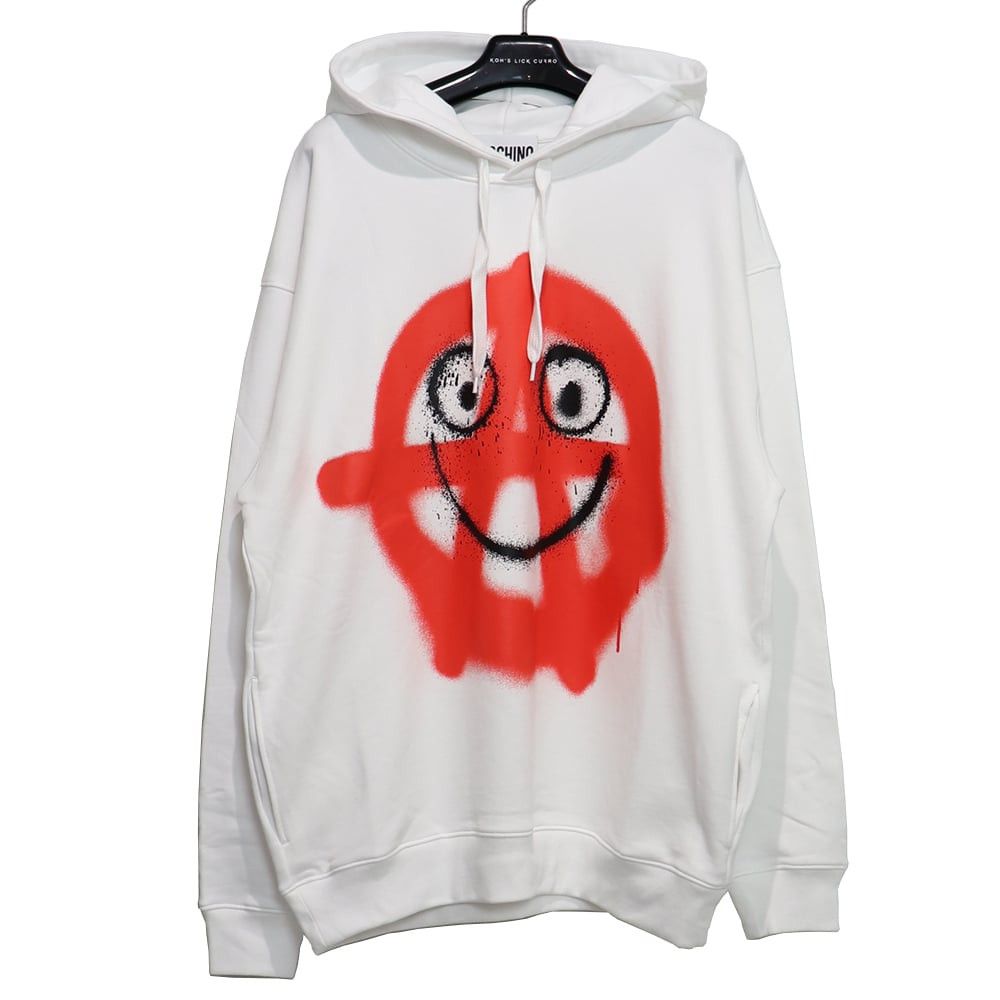 Moschino o1y0225 Logo Hoodie in White Size US S / EU 44-46 / 1 - 1 Preview