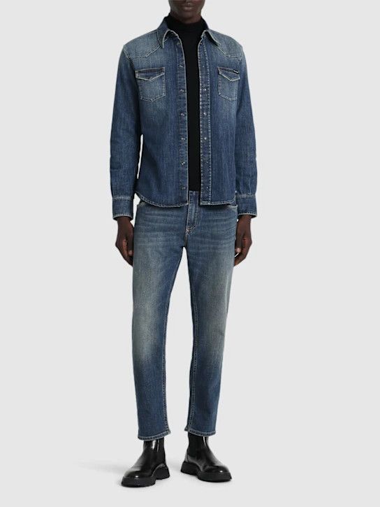 Dolce & Gabbana o1lsvrm0425 Denim Shirt in Blue Size US L / EU 52-54 / 3 - 2 Thumbnail