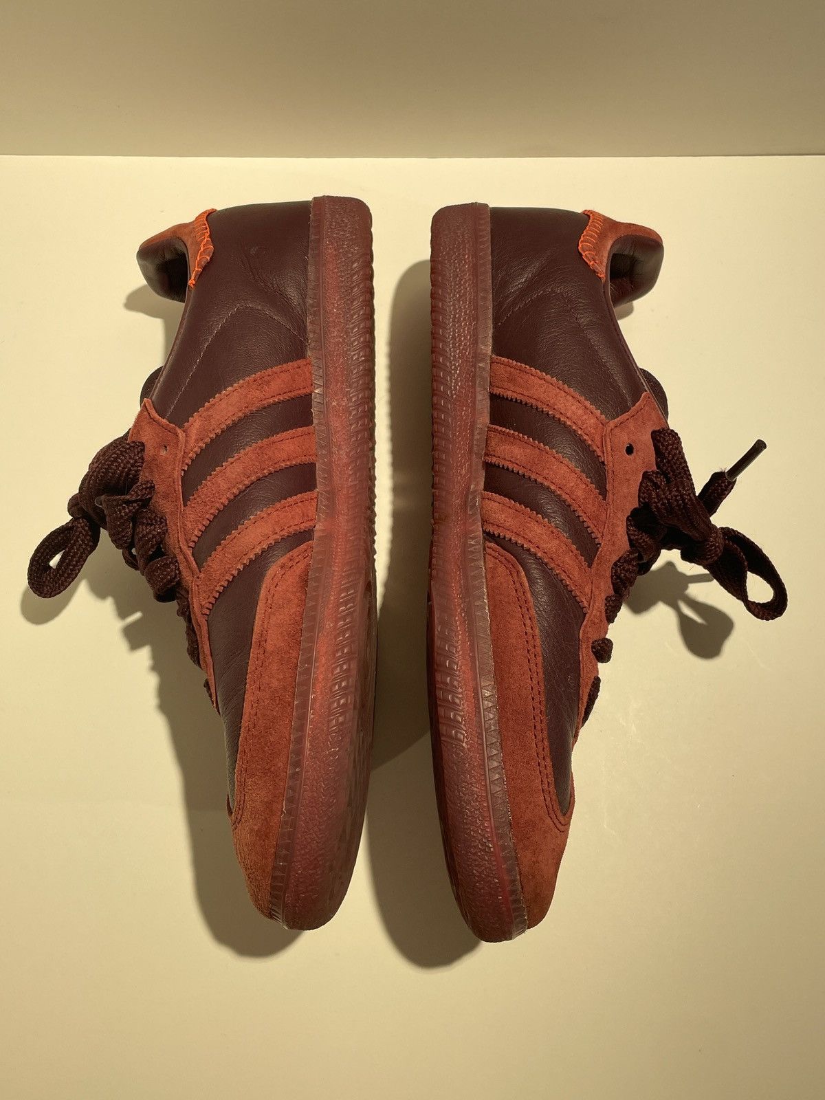 Adidas JONAH HILL x SAMBA Maroon Size US 10 / EU 43 - 3 Thumbnail