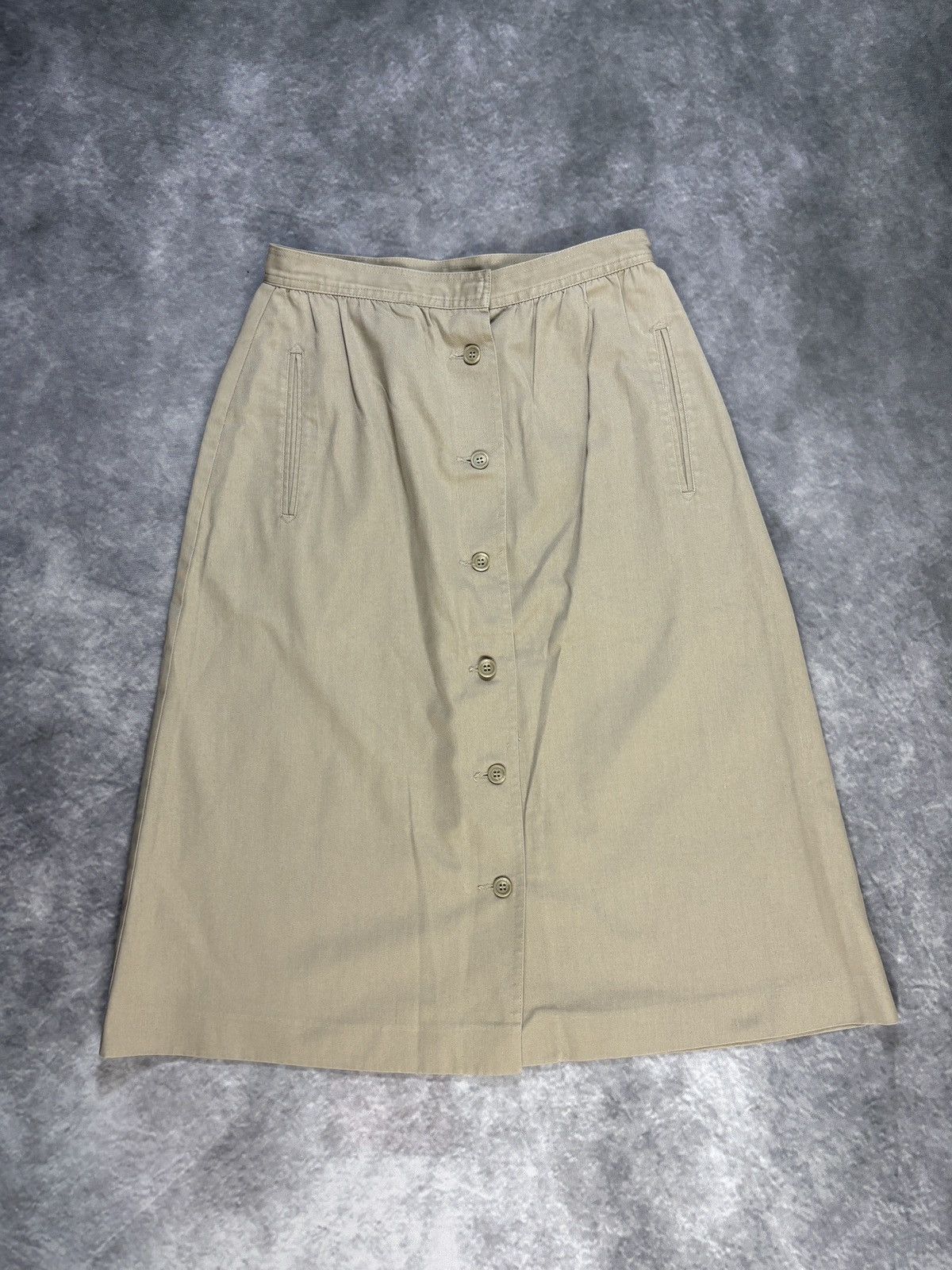 Other × Sears × Vintage 1990s Maxi Skirt Vintage Tabi International Cotton Long 90s Size 32" / US 10 / IT 46 - 9 Thumbnail