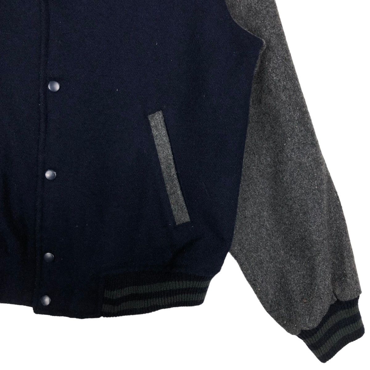 Japanese Brand 🔥90’s Vintage Varsity Bomber Jacket Wool Japan Made Size US L / EU 52-54 / 3 - 5 Thumbnail
