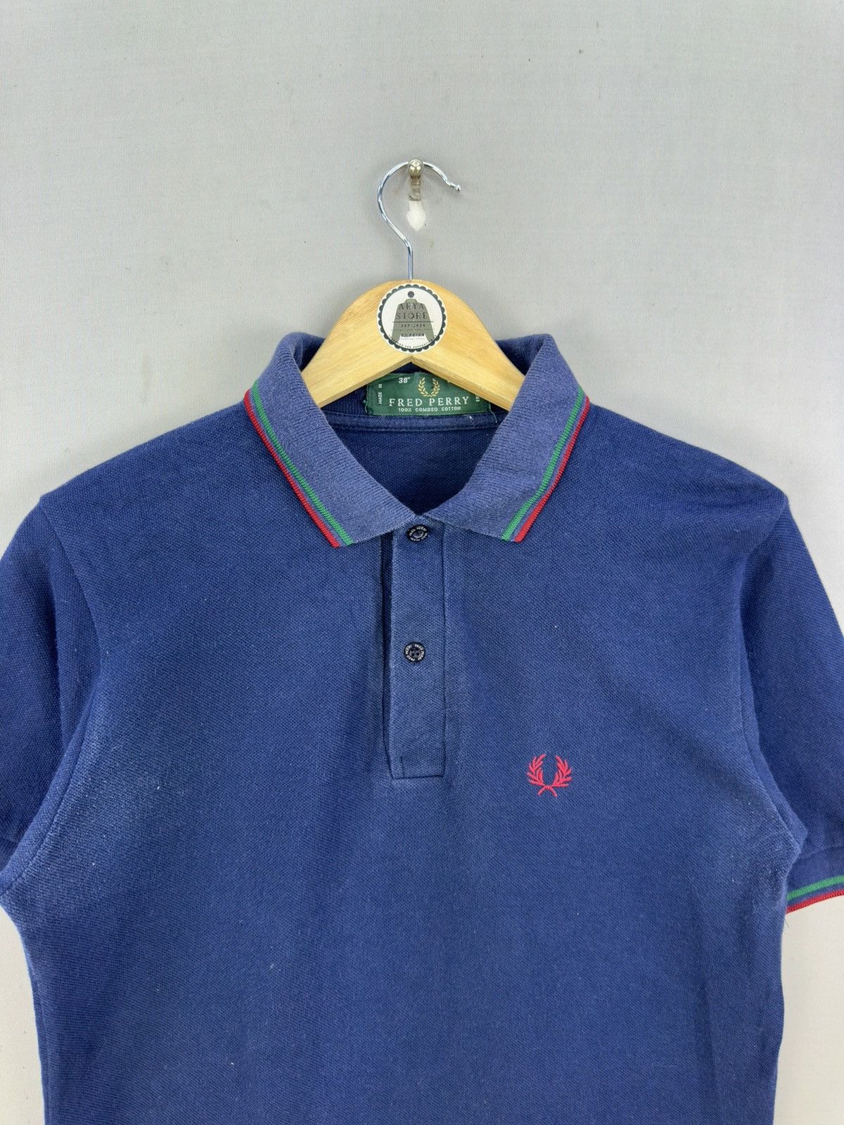 Fred Perry Fred Perry Red/Green Line Polo T-Shirt Size US S / EU 44-46 / 1 - 7 Thumbnail