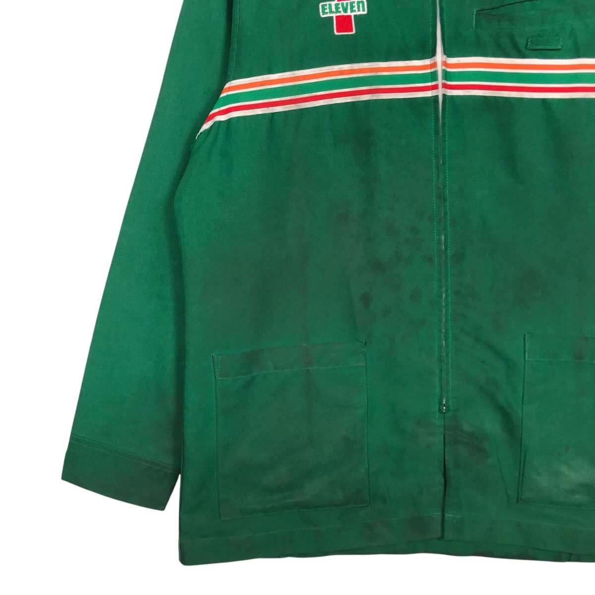 Japanese Brand 📌Vintage Chore Worker Jacket 7-Eleven Spell Out Big Logo Size US M / EU 48-50 / 2 - 5 Thumbnail