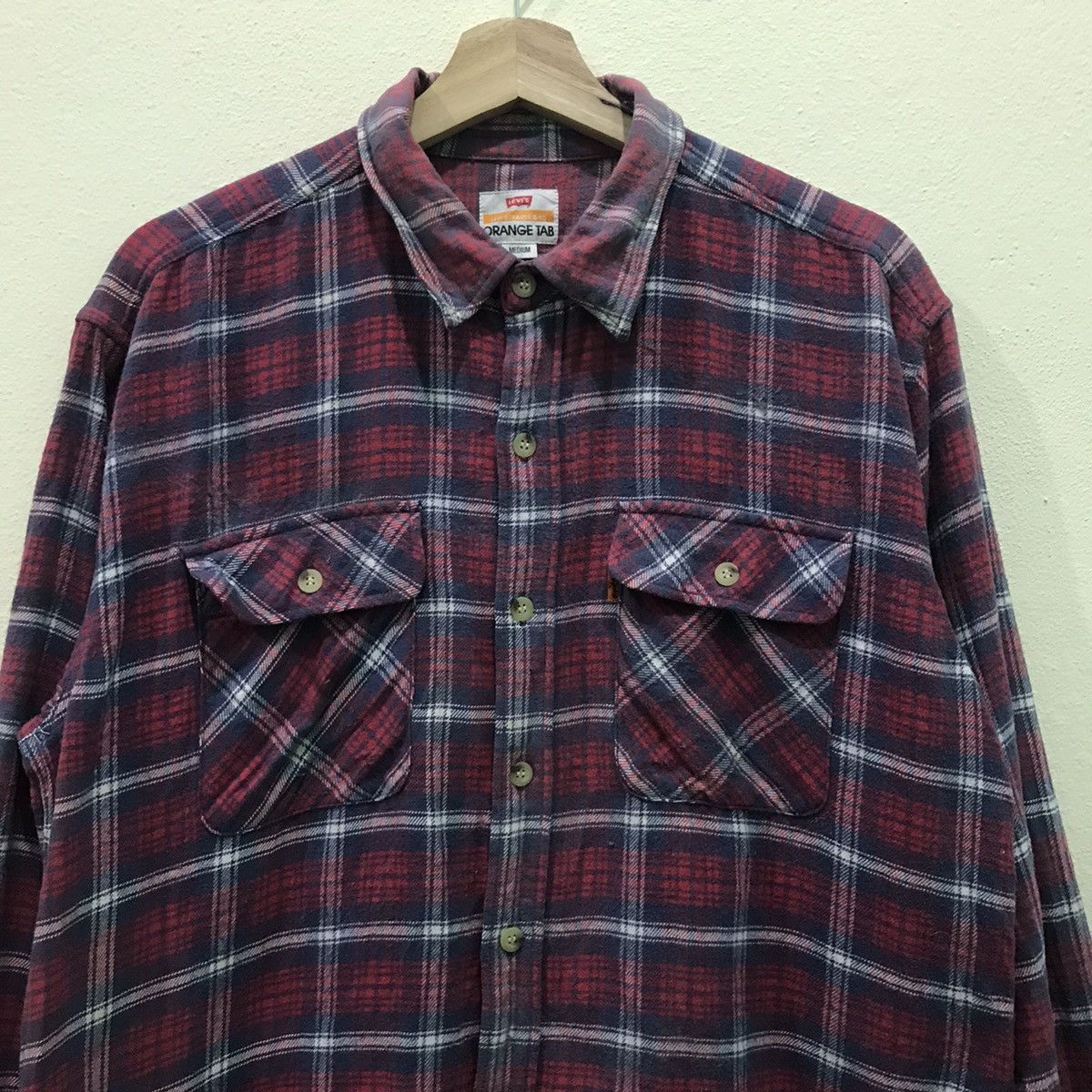 Flannel Levis Plaid Tartan Flannel Shirt Button Up Size US M / EU 48-50 / 2 - 3 Thumbnail