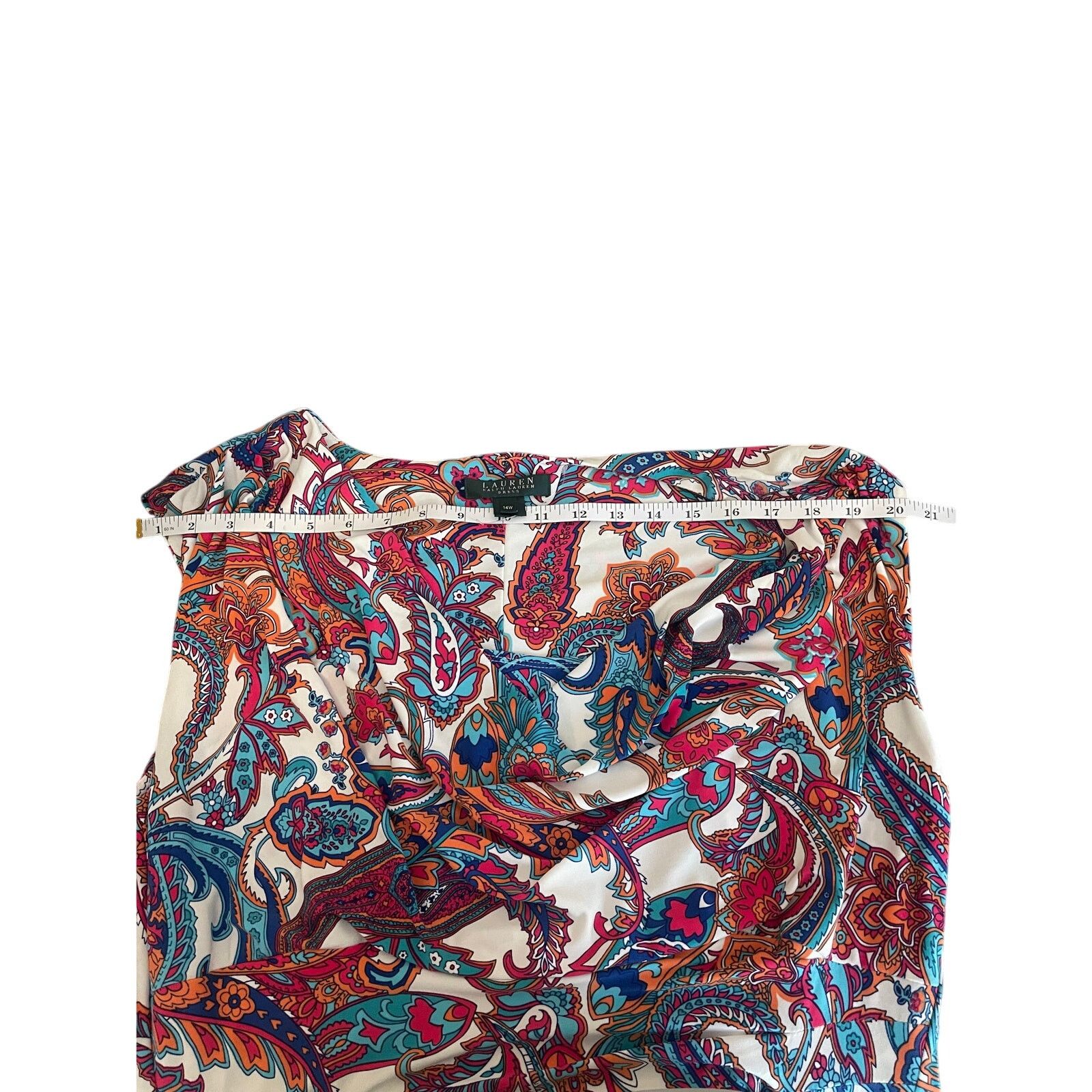 Ralph Lauren Ralph Lauren Paisley Print Dress – Size 14W Size XL / US 12-14 / IT 48-50 - 7 Thumbnail