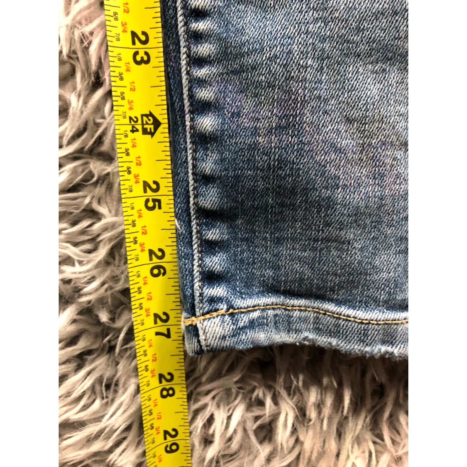 Vintage Cello Jeans High Rise Skinny Juniors Size 7 Medium Wash Blue Size 28" / US 6 / IT 42 - 3 Thumbnail