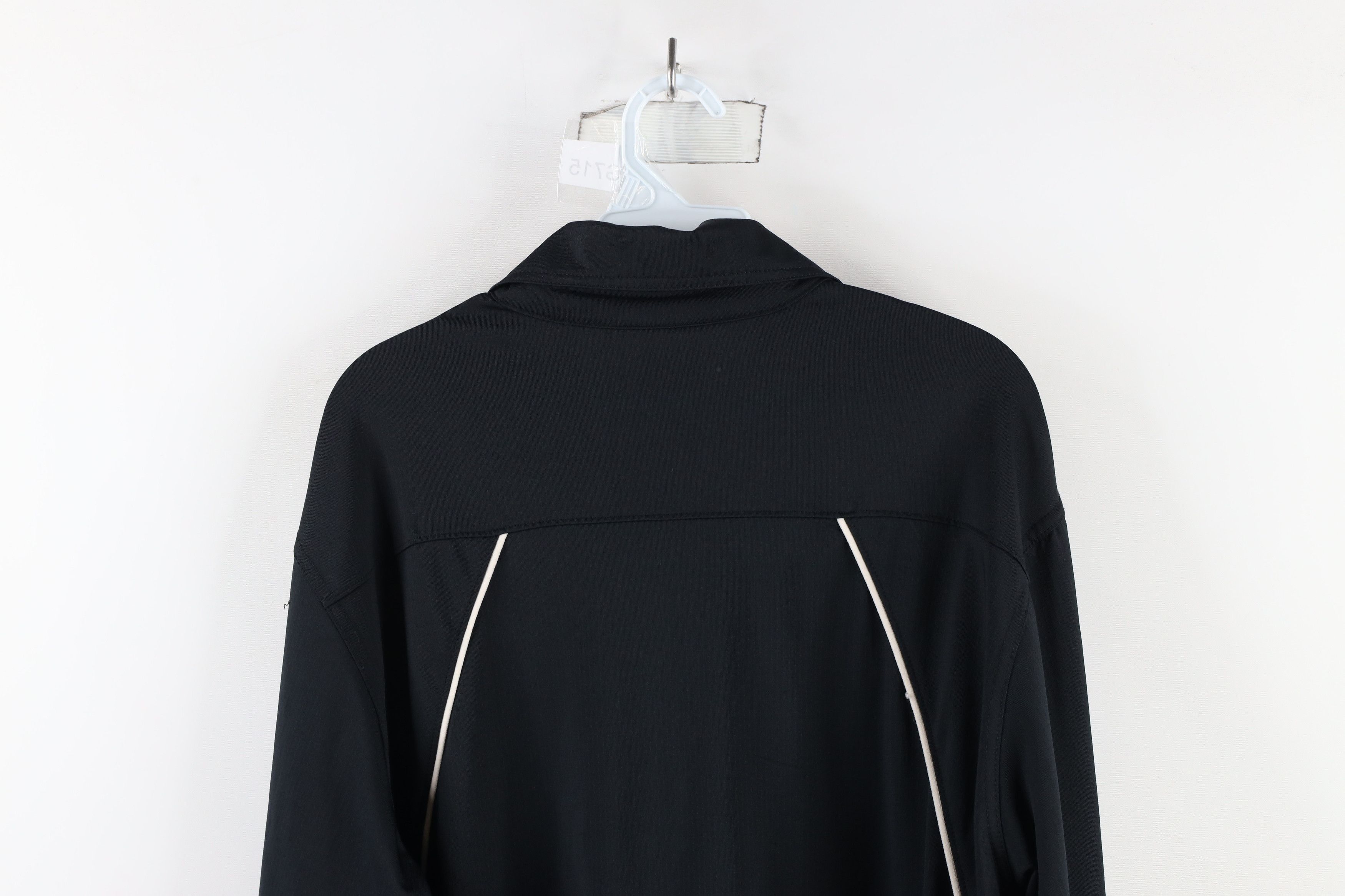 Nike × Vintage Nike Ohio State University Hockey Half Zip Polo Black Size US M / EU 48-50 / 2 - 11 Thumbnail
