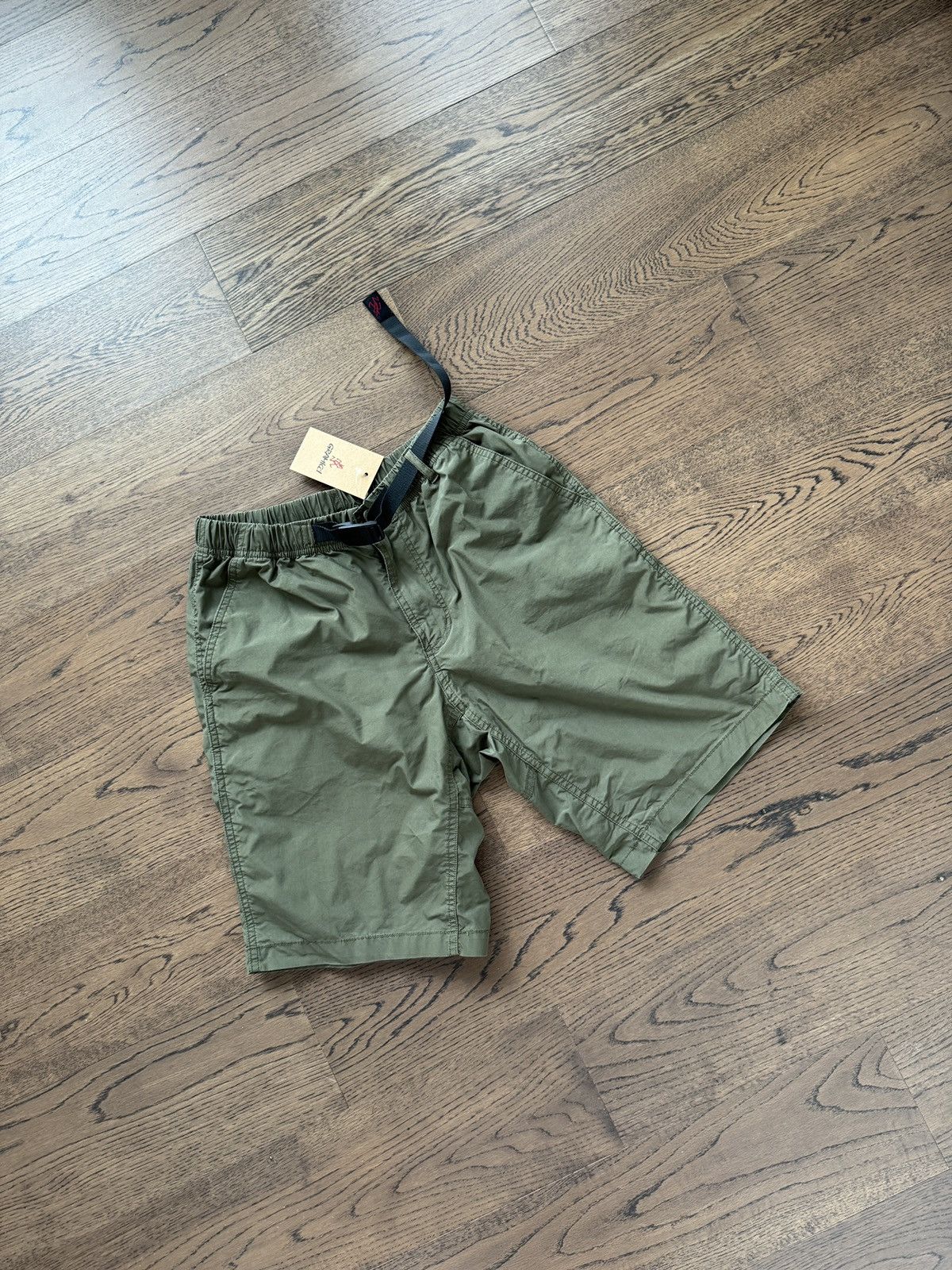 Gramicci Gramicci USA Mens Military Army Green Density Stretch Shorts Size US 30 / EU 46 - 14 Thumbnail