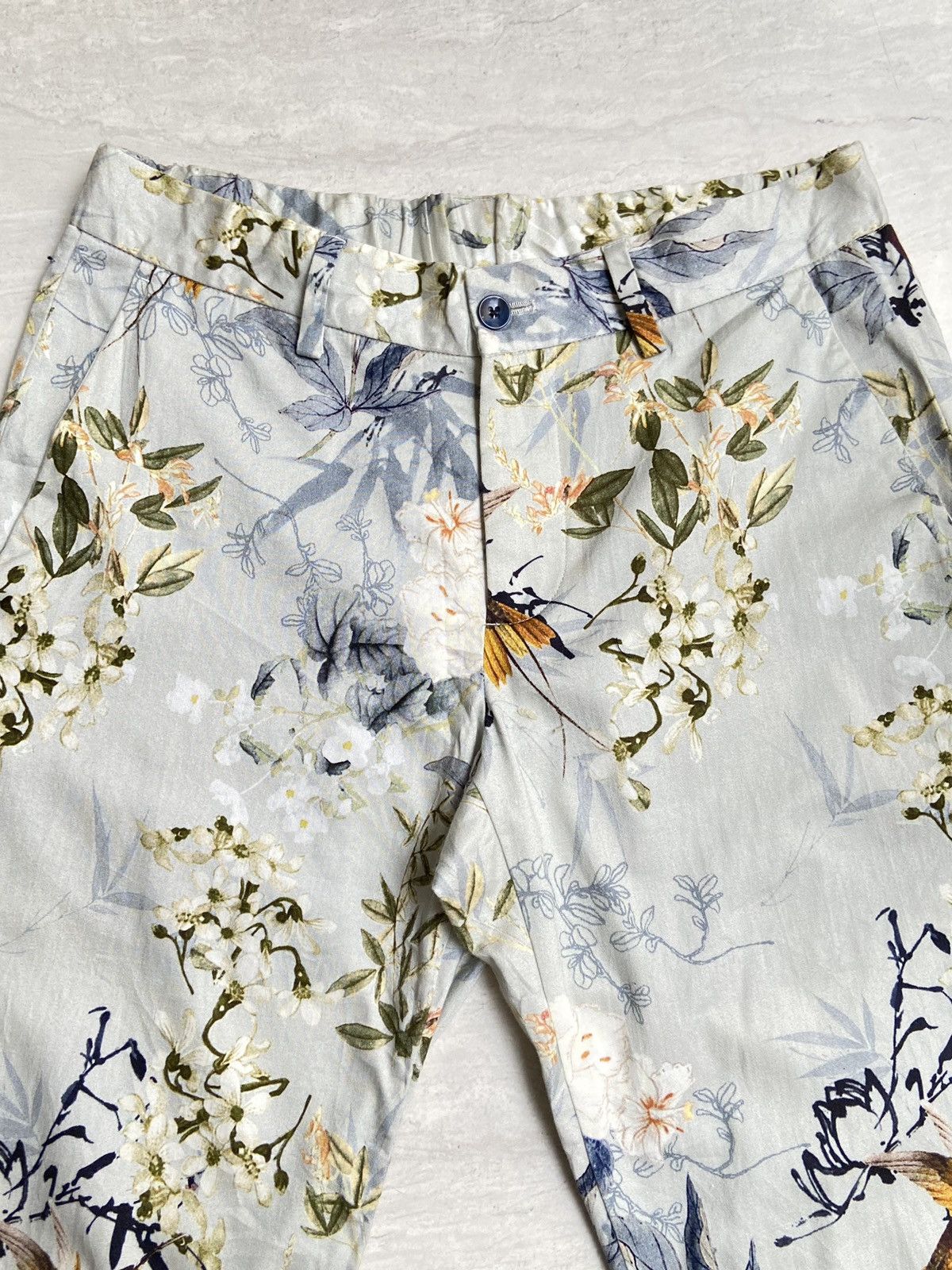 Zara ZARA MAN Flower Patterned Pants Size US 26 / EU 42 - 2 Thumbnail