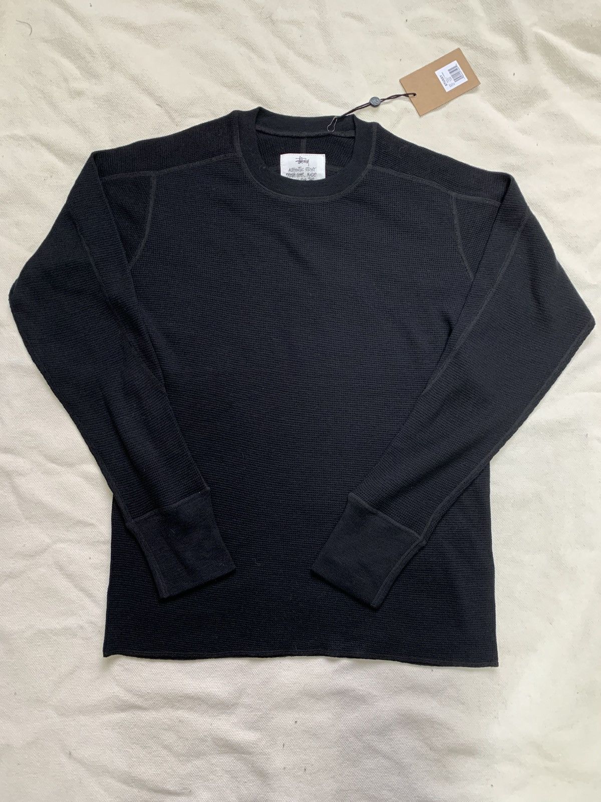Stussy Stussy Basic stock Raglan thermal FW24 washed black Medium