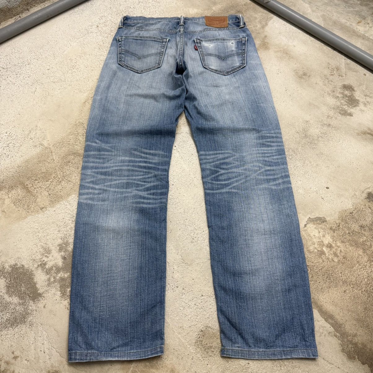Levi's Levis 511 Y2K Lightwash Distressed Stretch Denim Pants Size US 30 / EU 46 - 2 Thumbnail