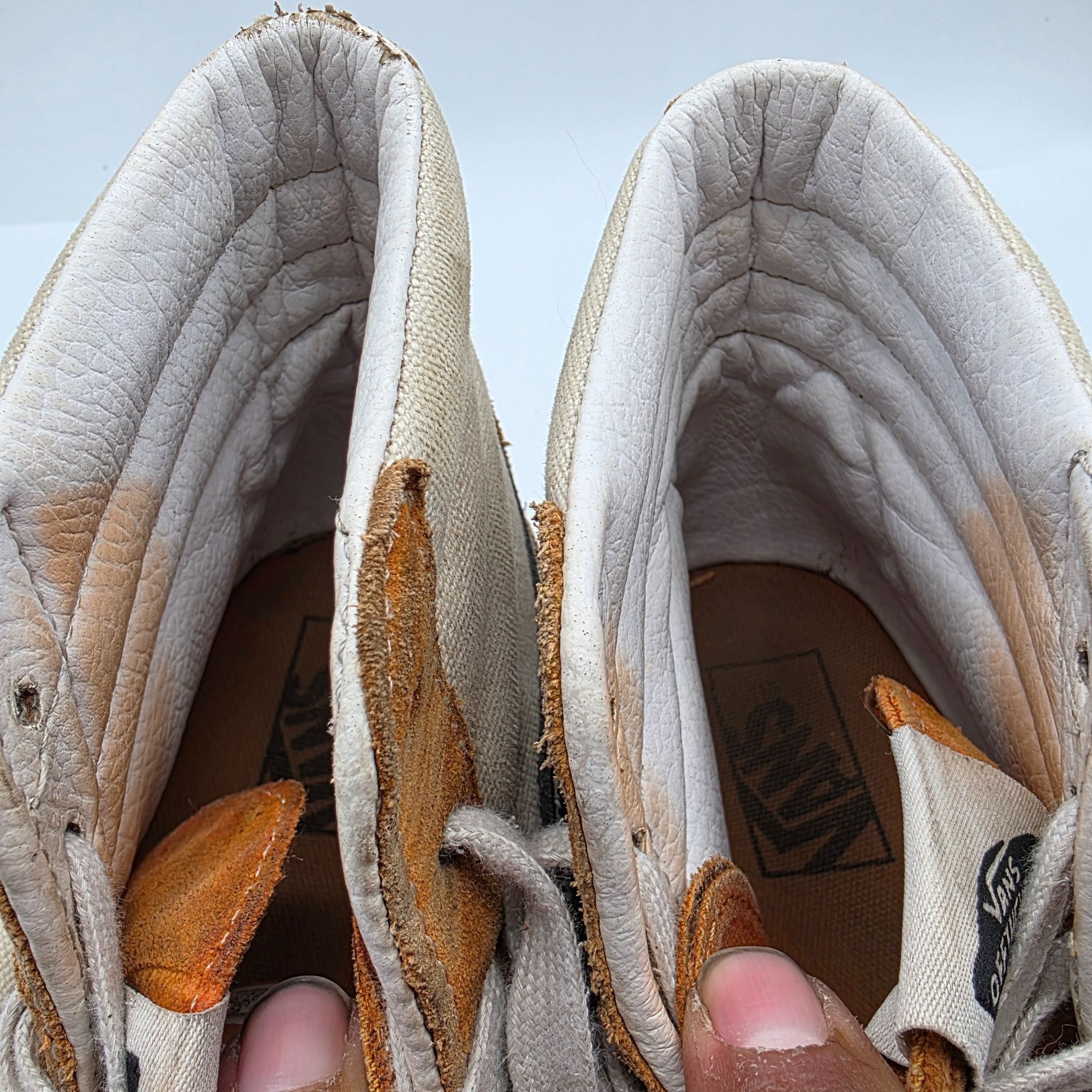 Vans Vans Sk8 Hi Retro Sport Mens Size 9 Apricot Orange True Whit Size US 9 / EU 42 - 9 Thumbnail
