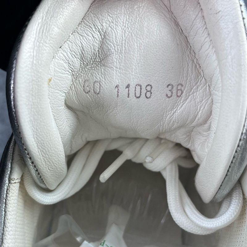 Louis Vuitton Louis Vuitton Silver Casual Sneakers - Size US 5.5 / EU 38 - 8 Thumbnail