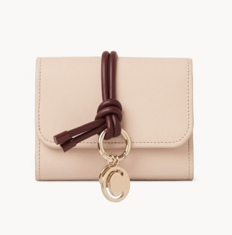 Chloe o1loc1c1024 Size: OS / Alphabet Small Trifold in Cement Pink Size ONE SIZE - 1 Preview
