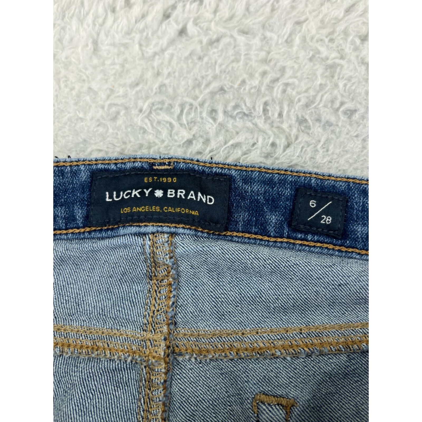 Lucky Brand Lucky Brand Jeans Women 2 Blue Denim Bridget Skinny Cotton Blend 25x27 Size 26" / US 2 / IT 38 - 6 Thumbnail