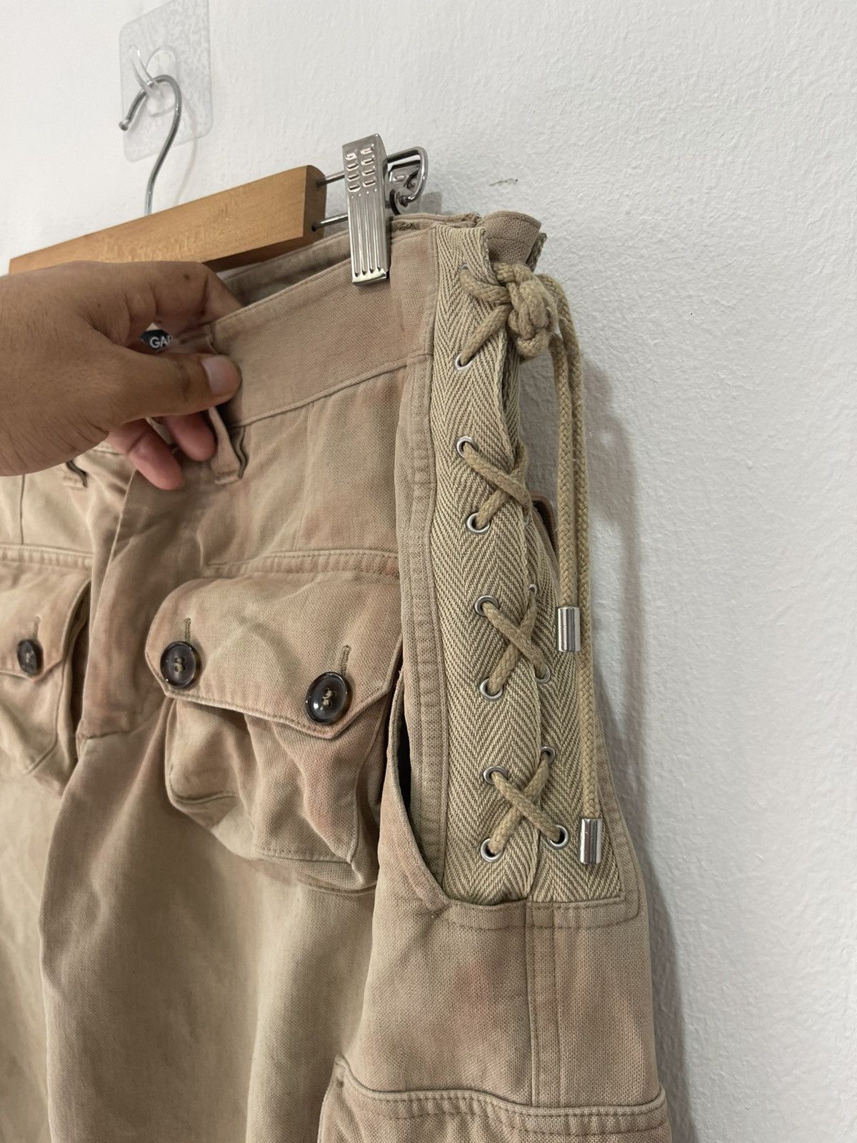 Dolce & Gabbana 2000s Dolce & Gabbana 3D Cargo Pants Size US 32 / EU 48 - 16 Thumbnail