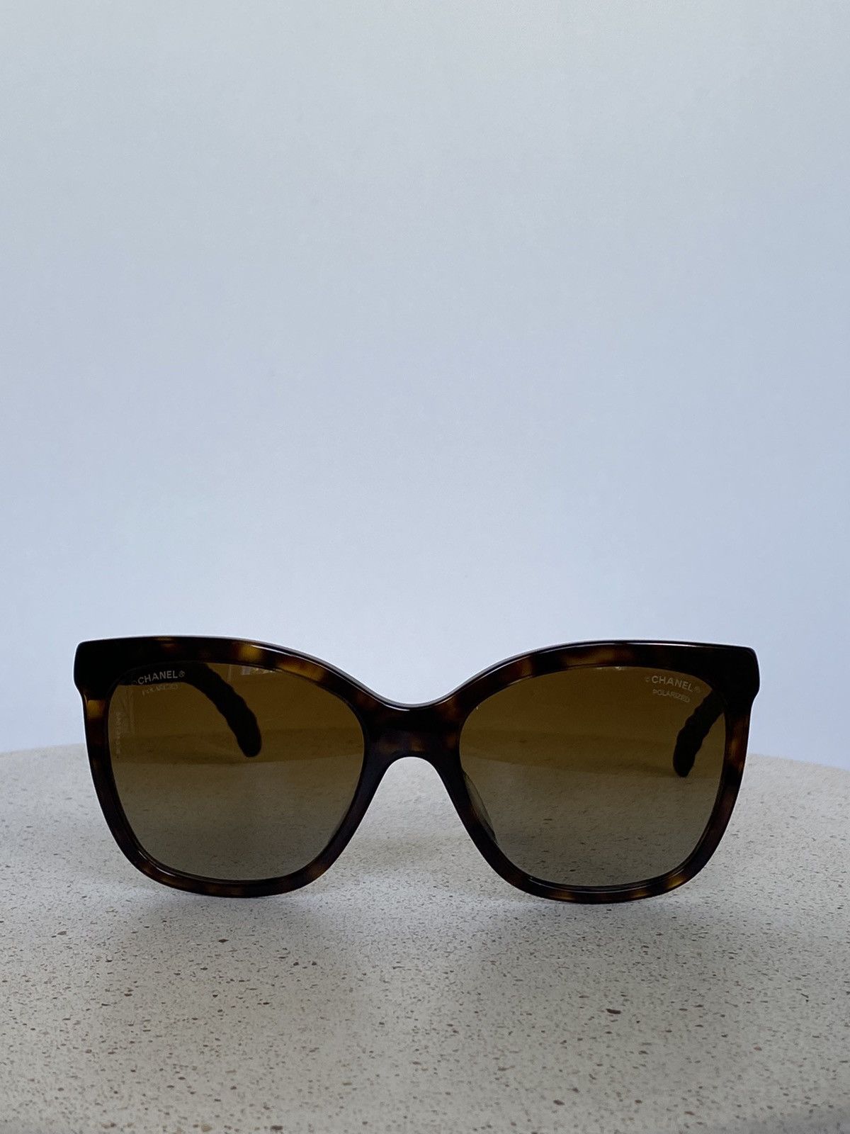 Chanel NEW! Chanel CC 5288 Quilted sunglasses in Brown Size ONE SIZE - 6 Thumbnail