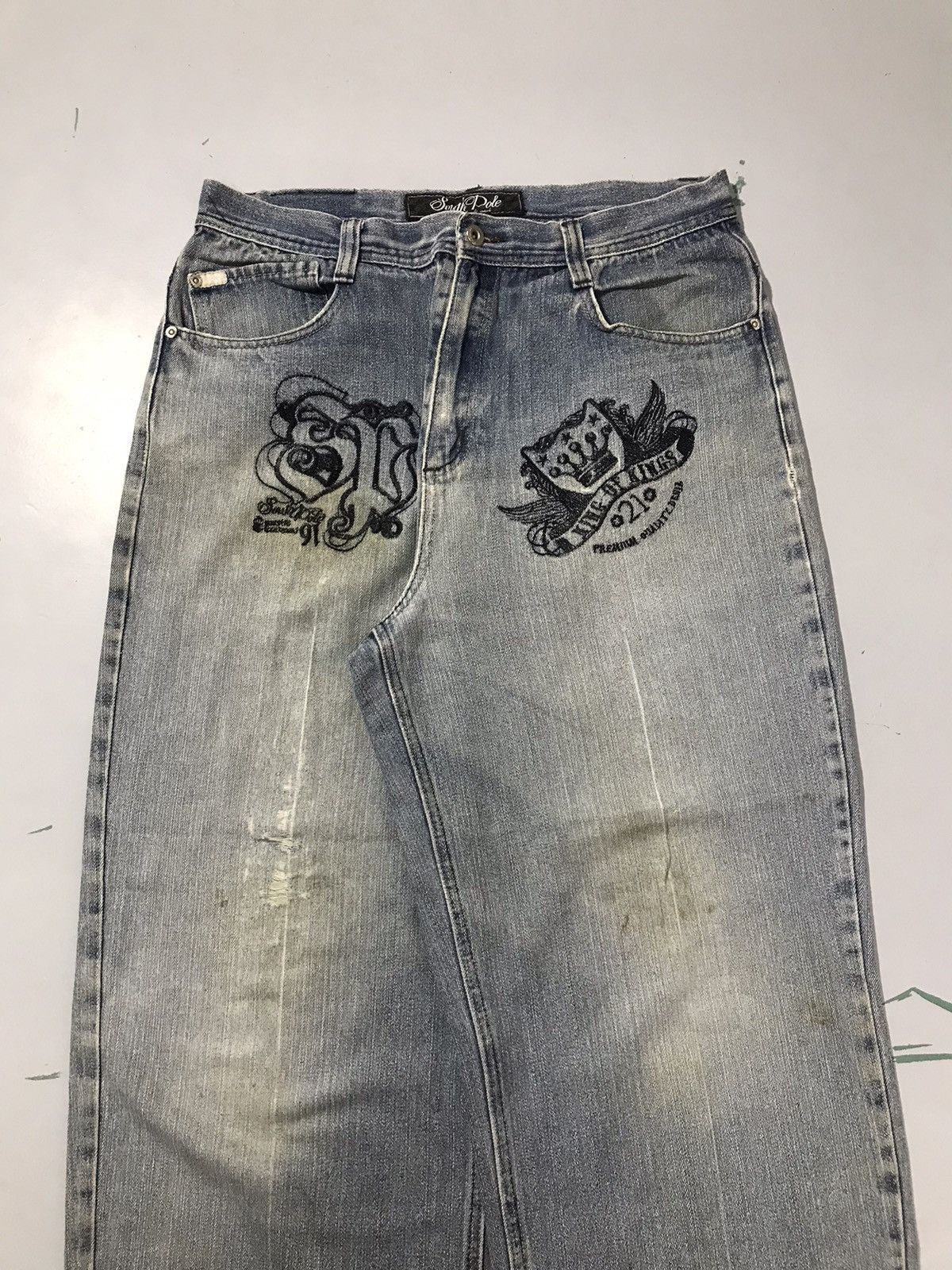 Southpole Vintage Southpole embroidered denim Size US 36 / EU 52 - 5 Thumbnail