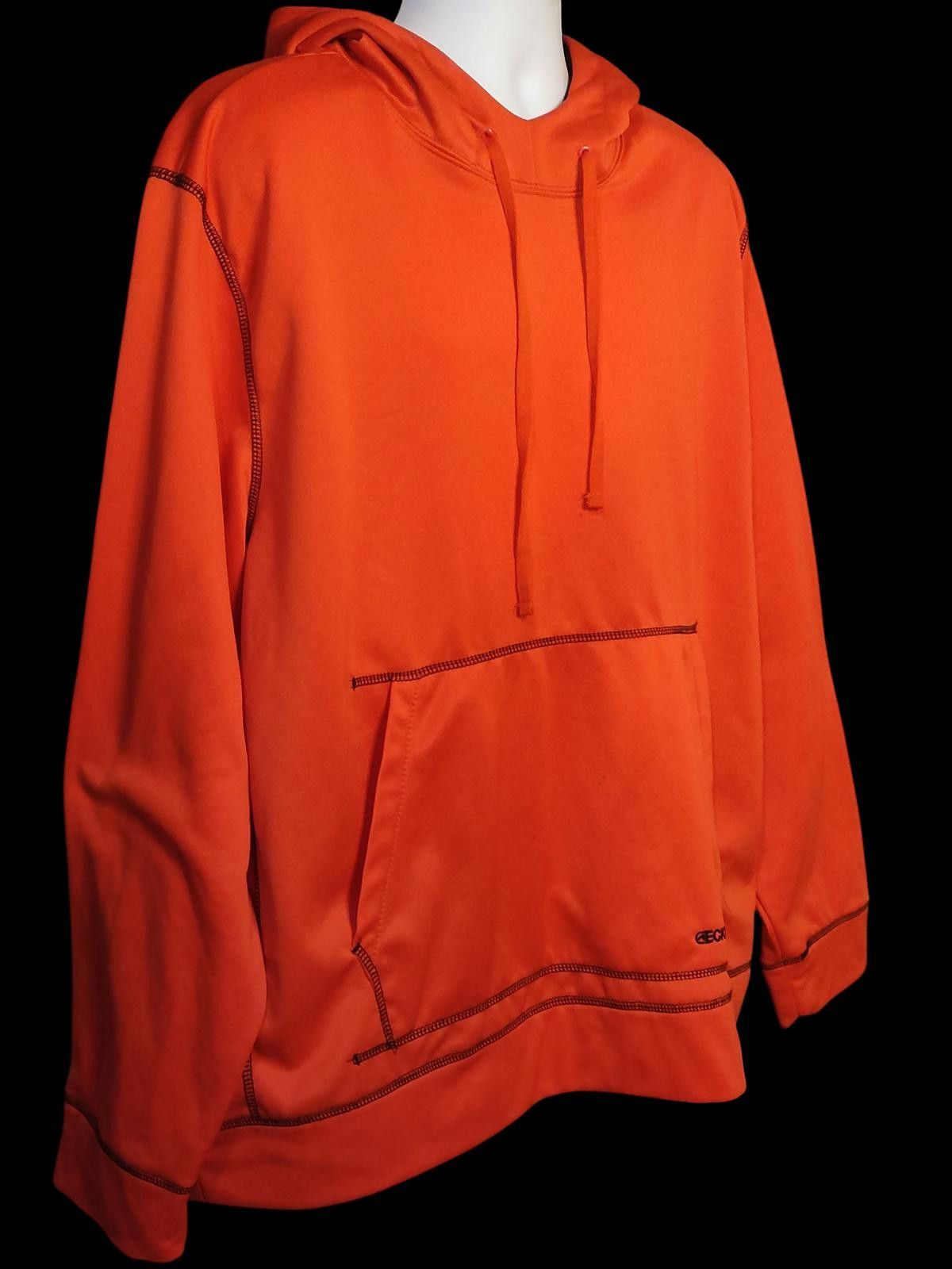 Ecko Unltd. Ecko Unltd. Orange Pullover Hoodie Sweatshirt Size US XXL / EU 58 / 5 - 4 Thumbnail