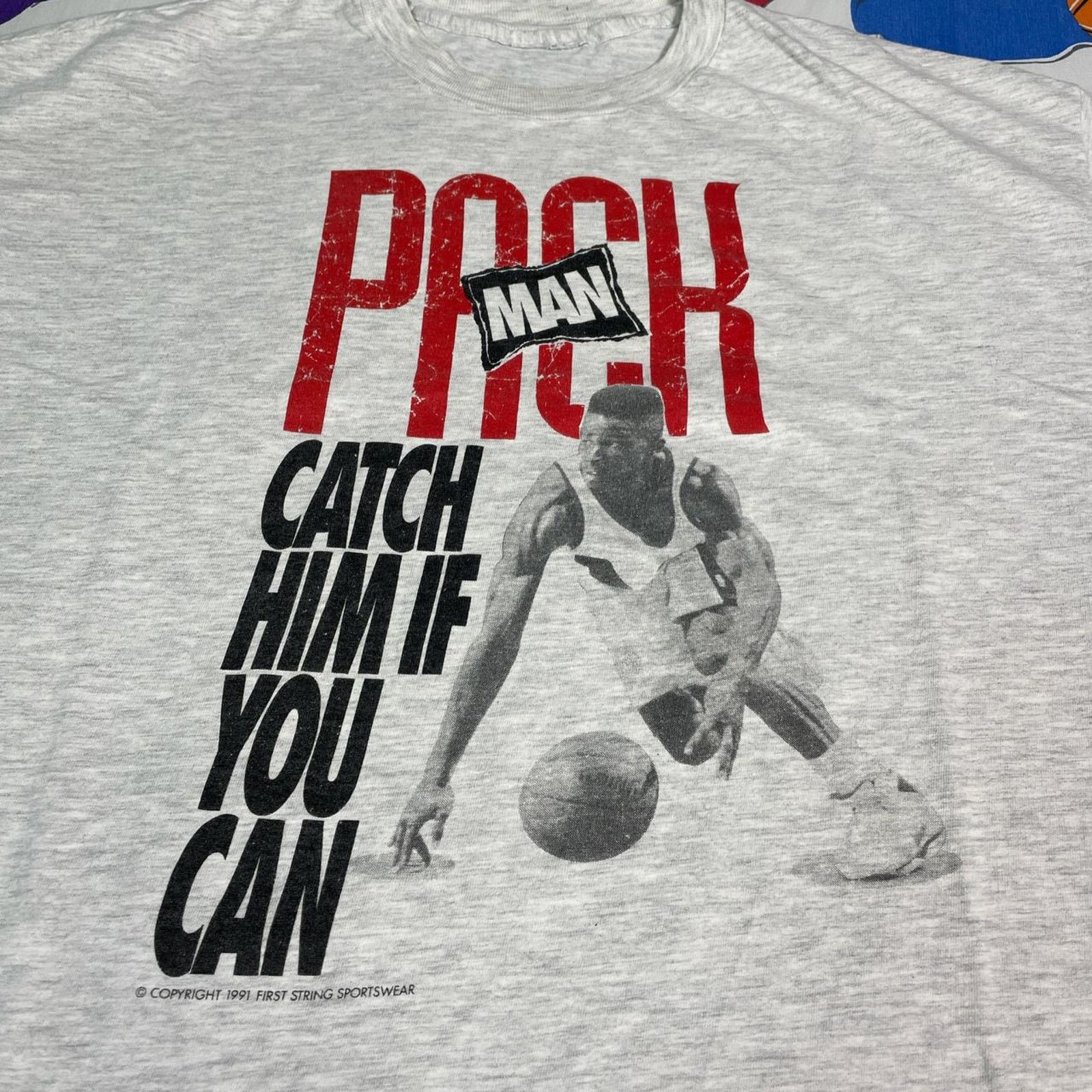 NBA × Vintage VTG 1991 NBA Robert Pack Man Portland Trail Blazers Mens XL Size US XL / EU 56 / 4 - 3 Thumbnail