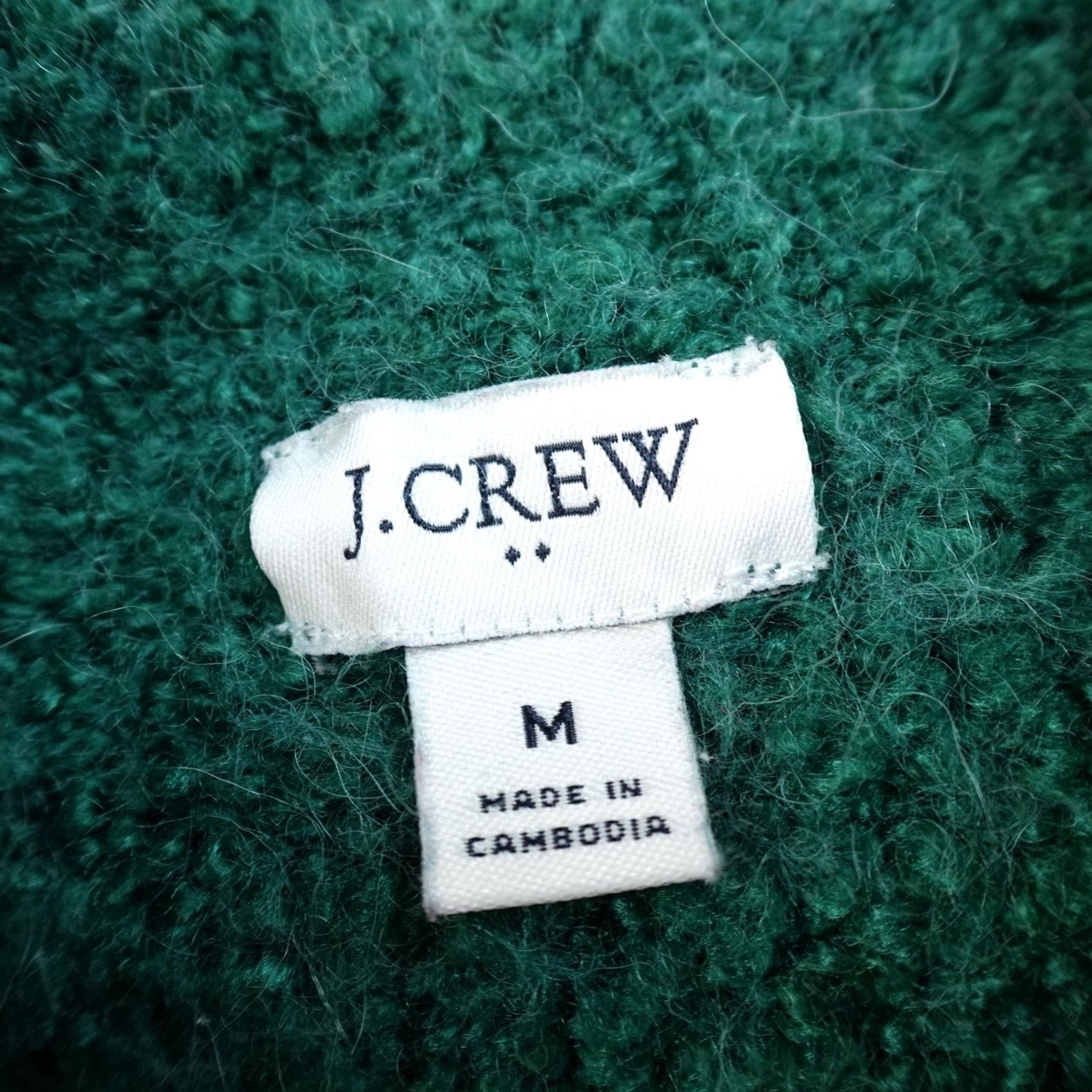 J.Crew J.CREW Sweater Womens M Green Alpaca Wool Blend Roll Neck Chunky Pullover Cozy Knit Mock Neck Long Sleeve Casual Winter Size M / US 6-8 / IT 42-44 - 5 Thumbnail