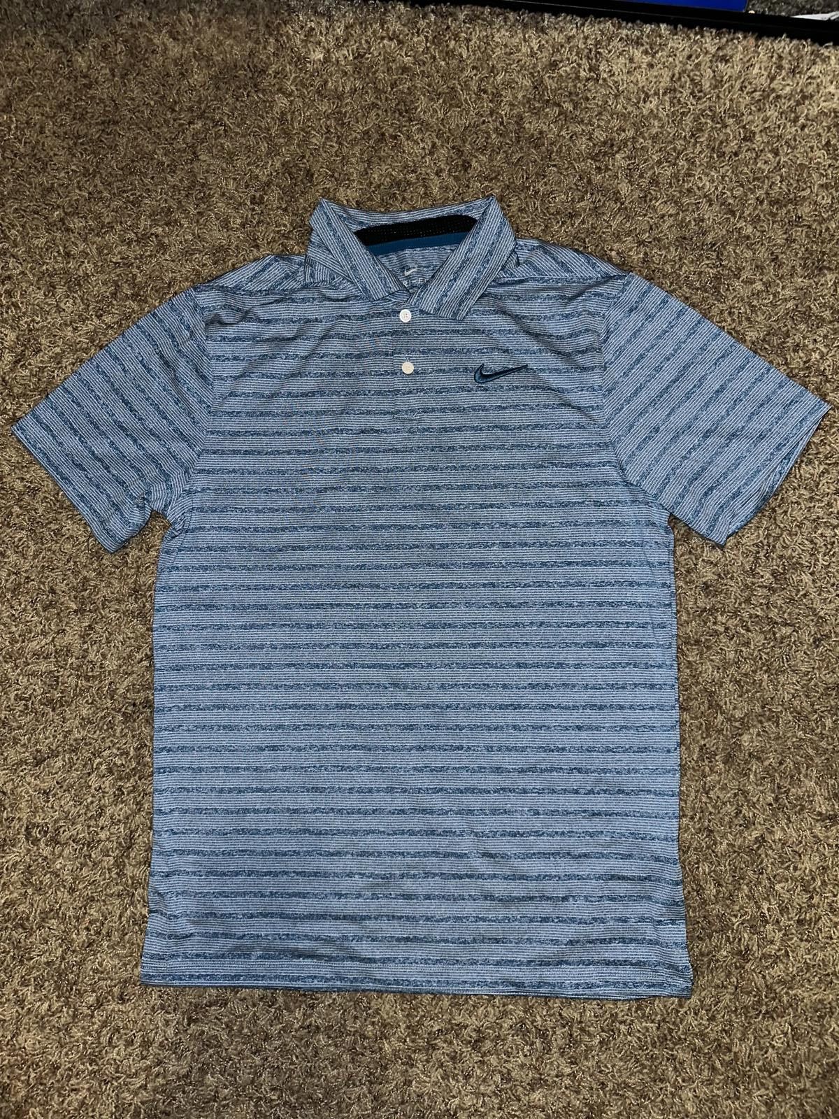 Nike Nike Dry Vapor Stripe Golf Polo Shirt Size US S / EU 44-46 / 1 - 1 Thumbnail